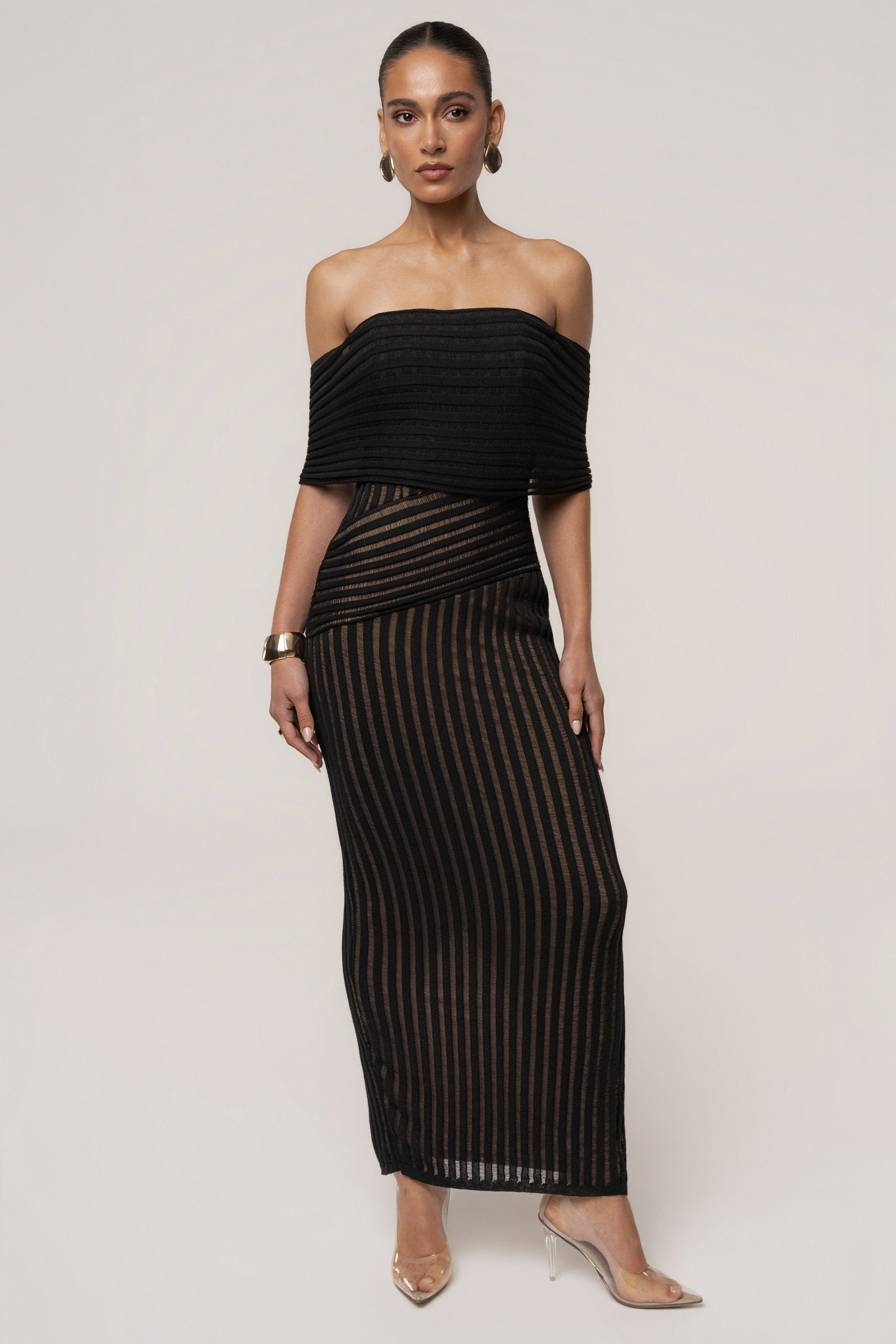 Black Midnight Siren Maxi Dress
