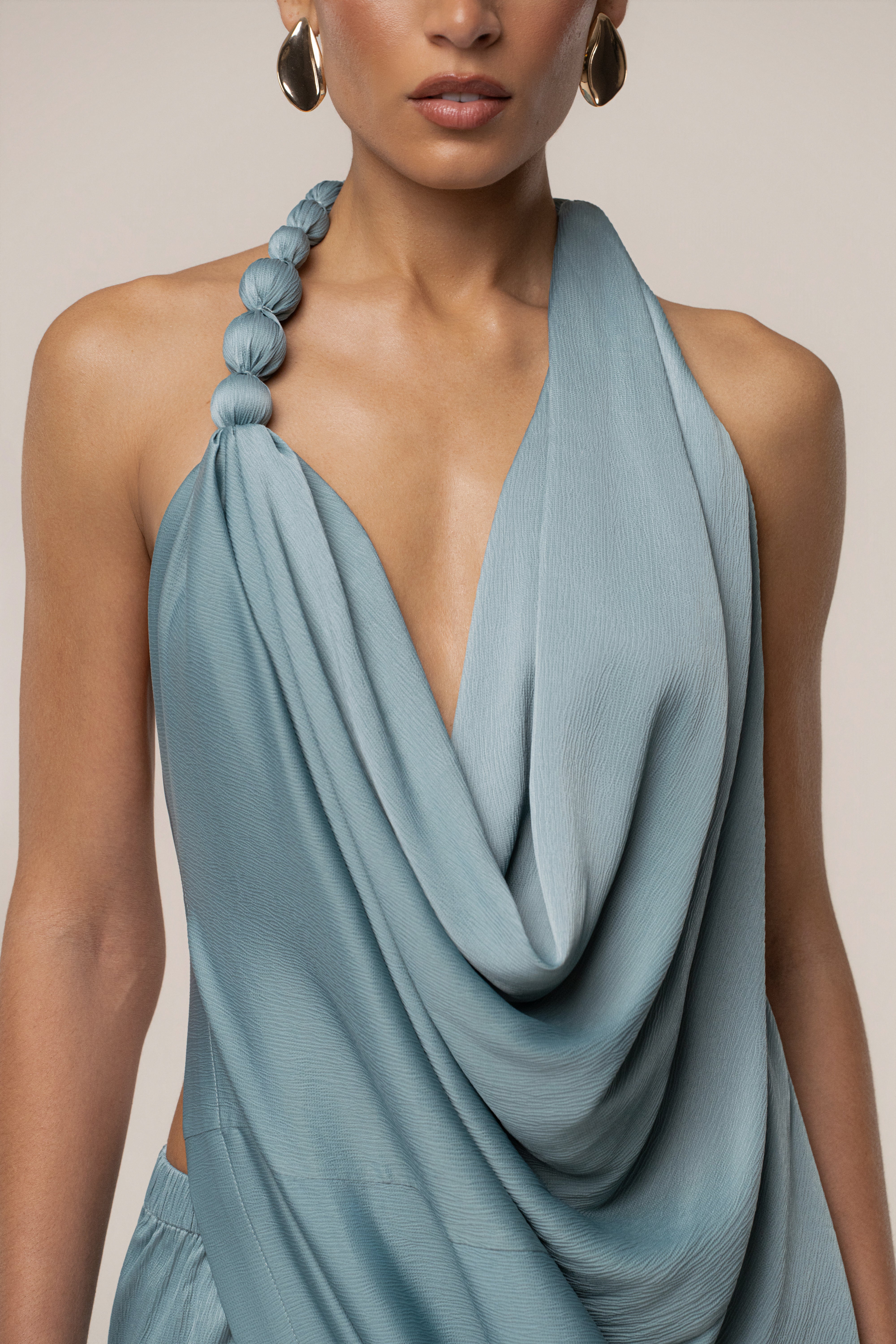 Seafoam Dolce Drape Dress