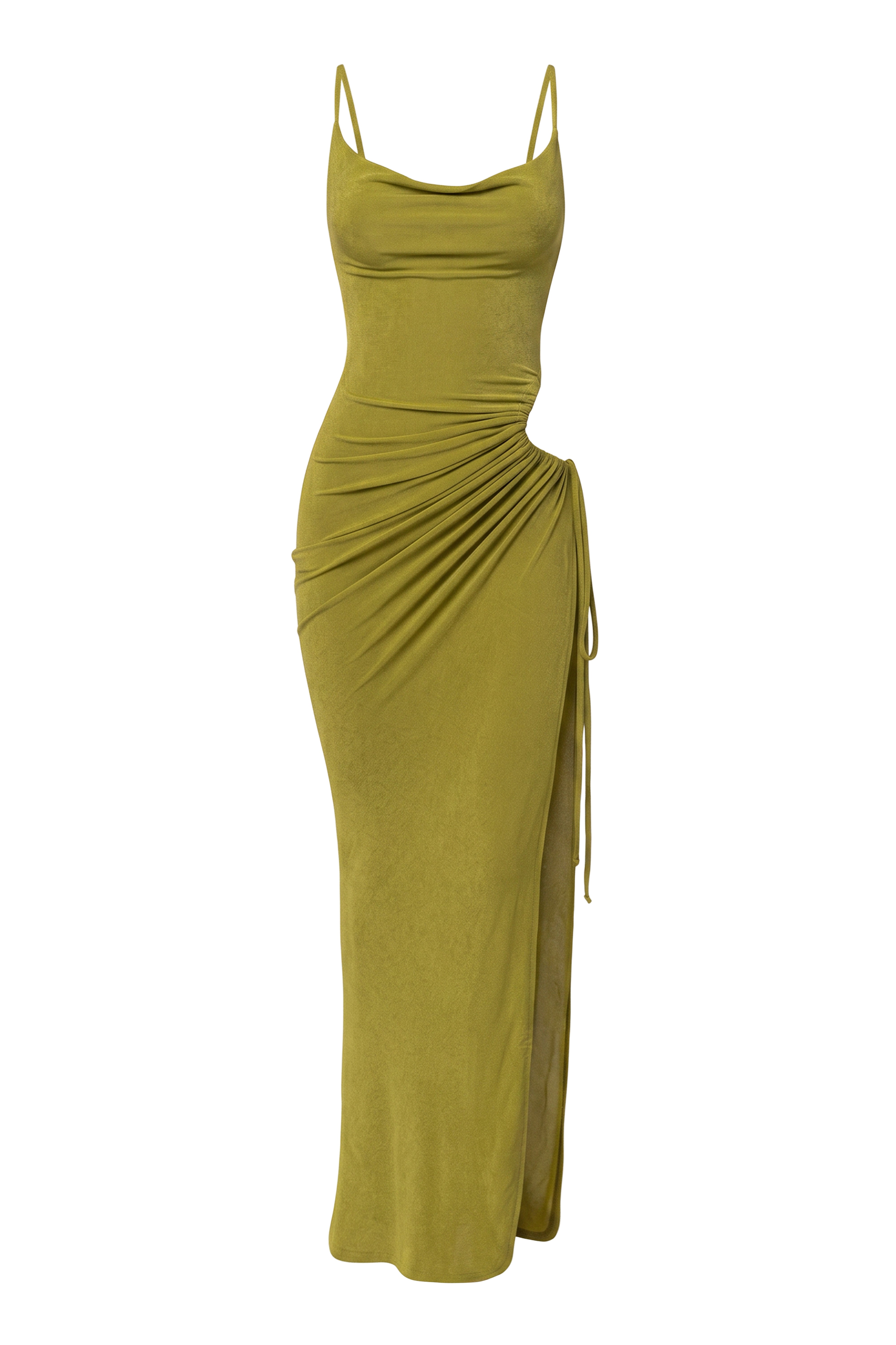 Lime High Standards Maxi Dress