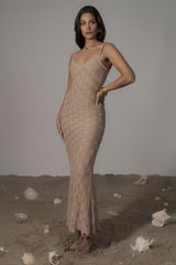 Sand Gabriela Knit Maxi Dress