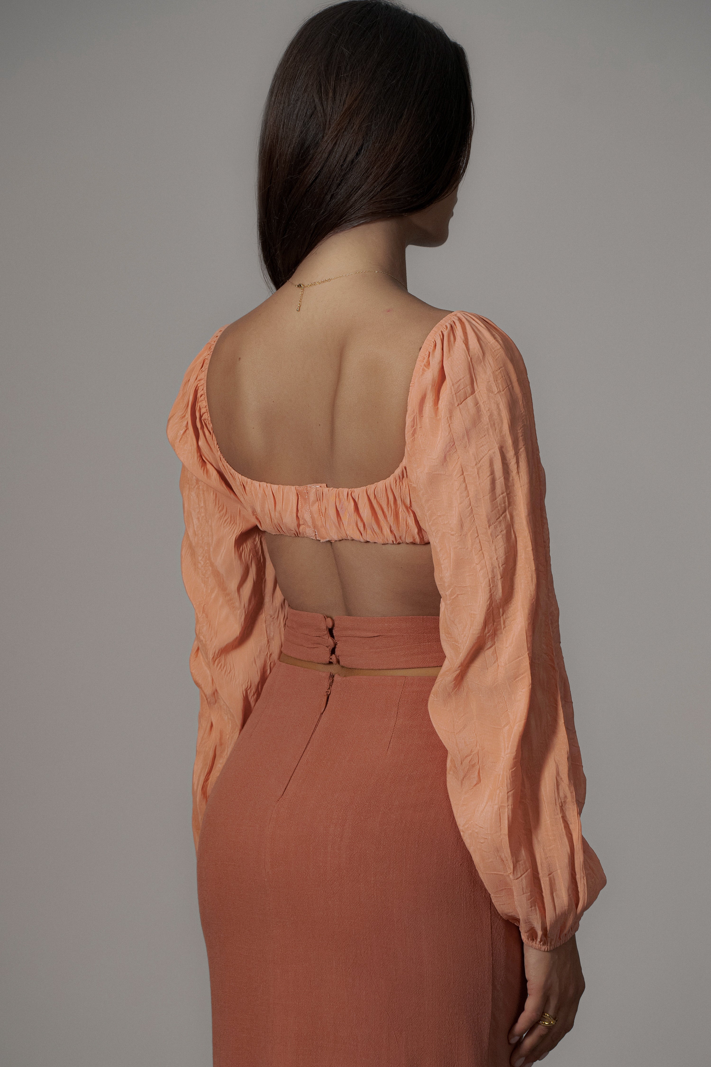 Coral Carey Long Sleeve Top - JLUXLABEL