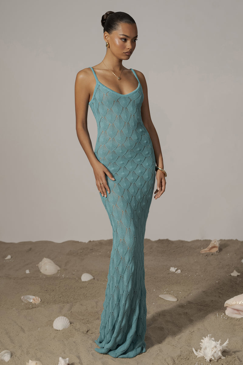 Aqua Gabriela Knit Maxi Dress