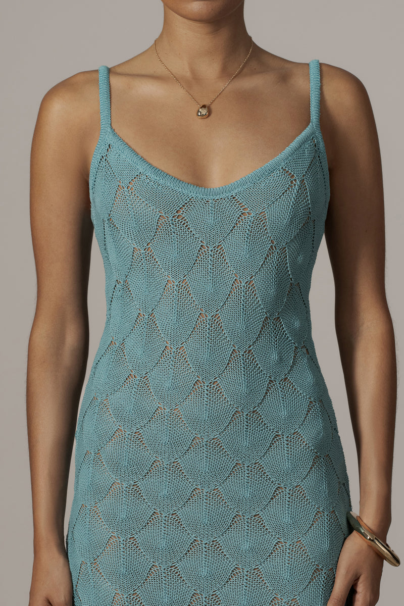 Aqua Gabriela Knit Maxi Dress