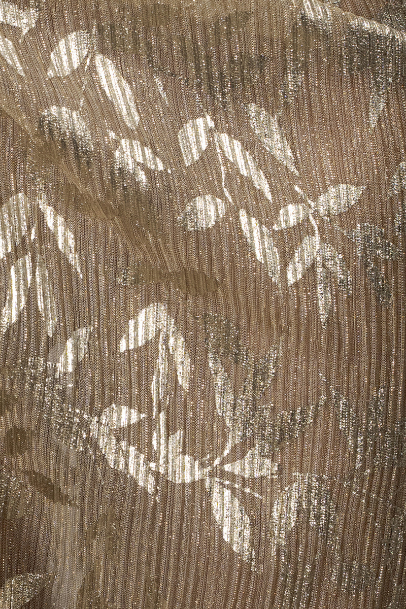Gold Positano Printed Sarong Skirt