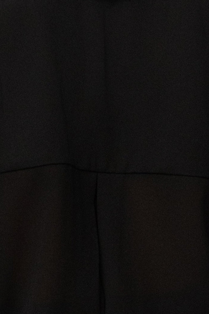 Black Fierce Form Button-Down Shirt