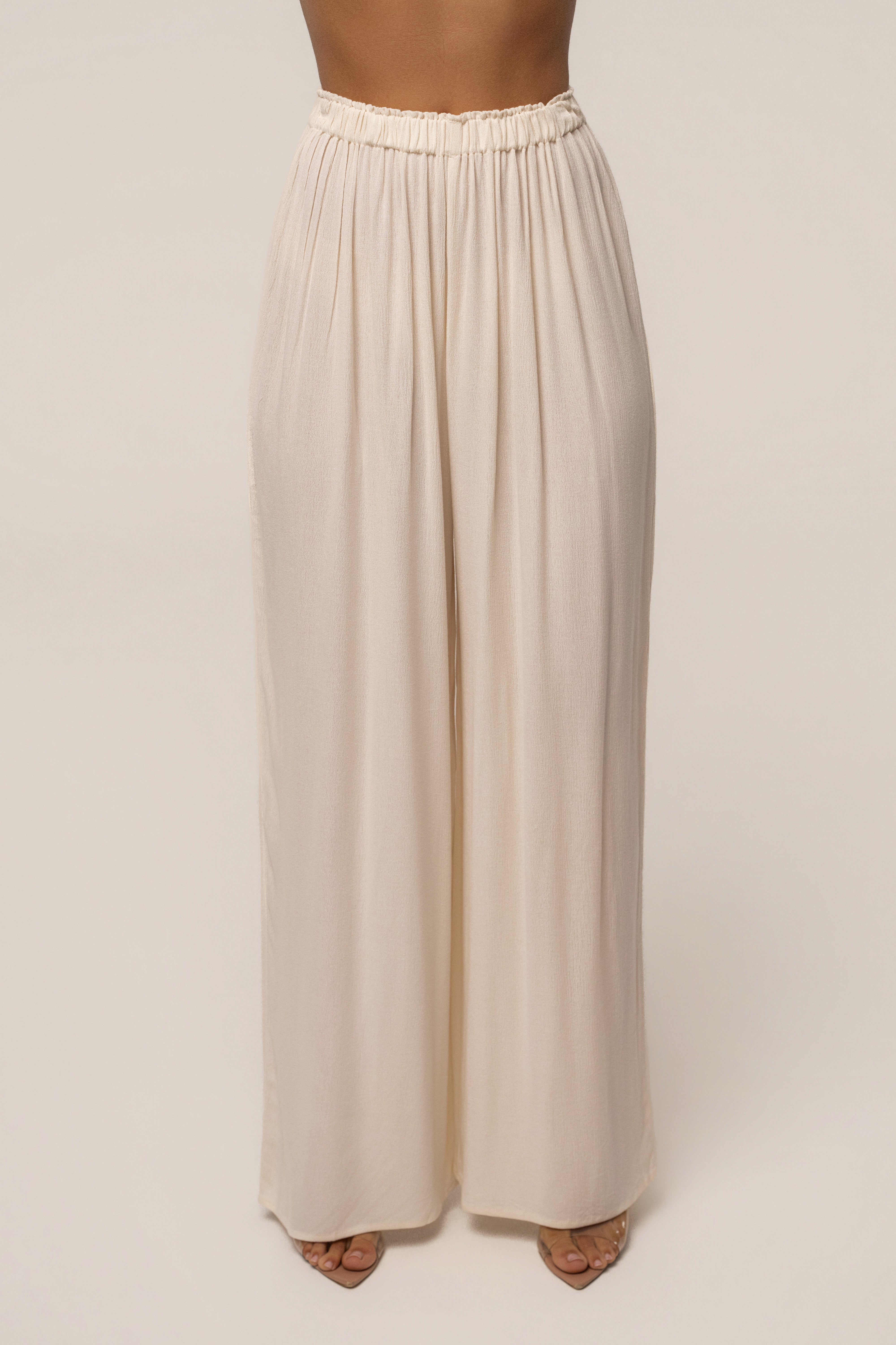 Cream Island Breeze Pant Set