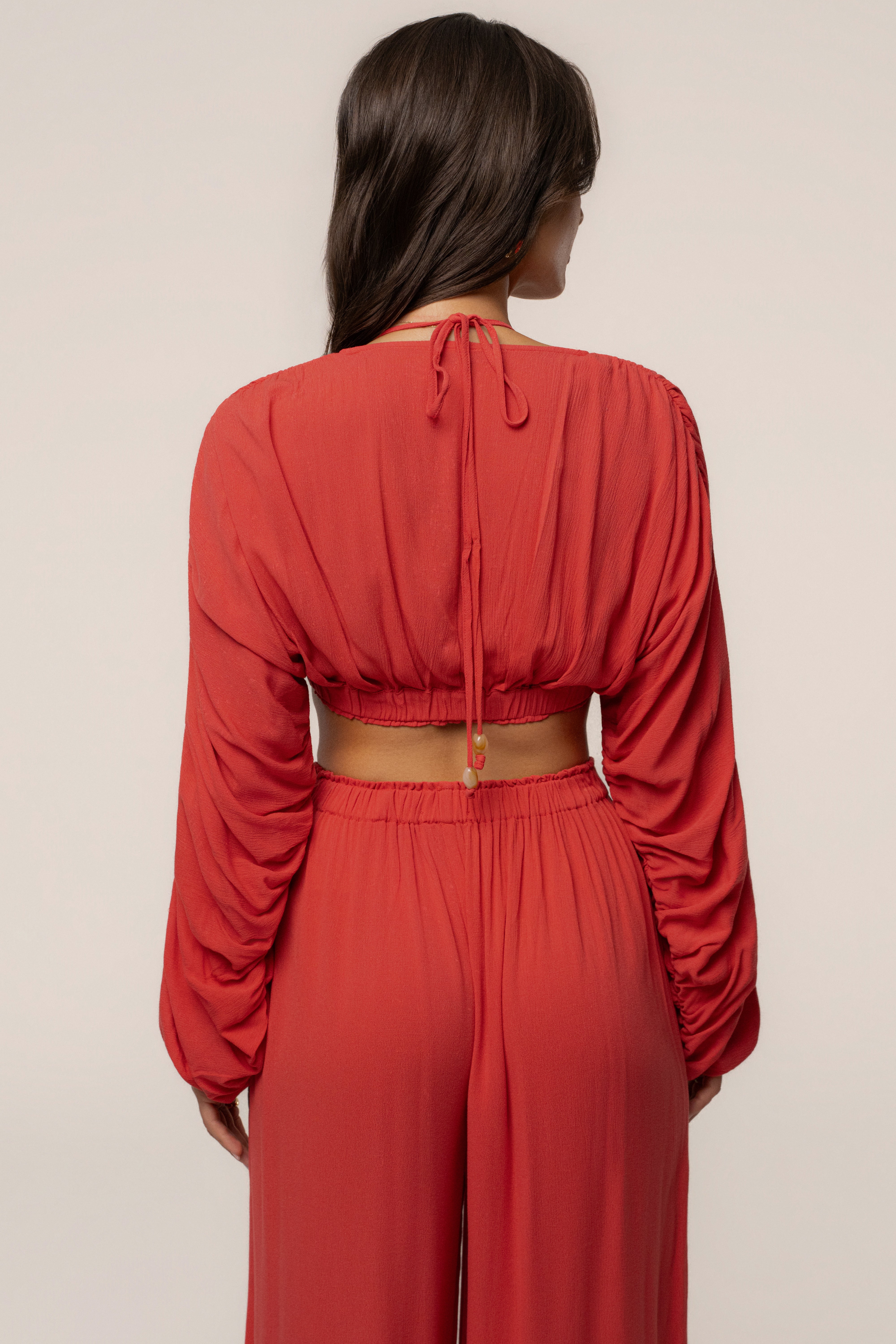 JLUXLABEL Berry Island Breeze pant set with matching top, featuring a relaxed fit and vibrant berry print for casual wear.