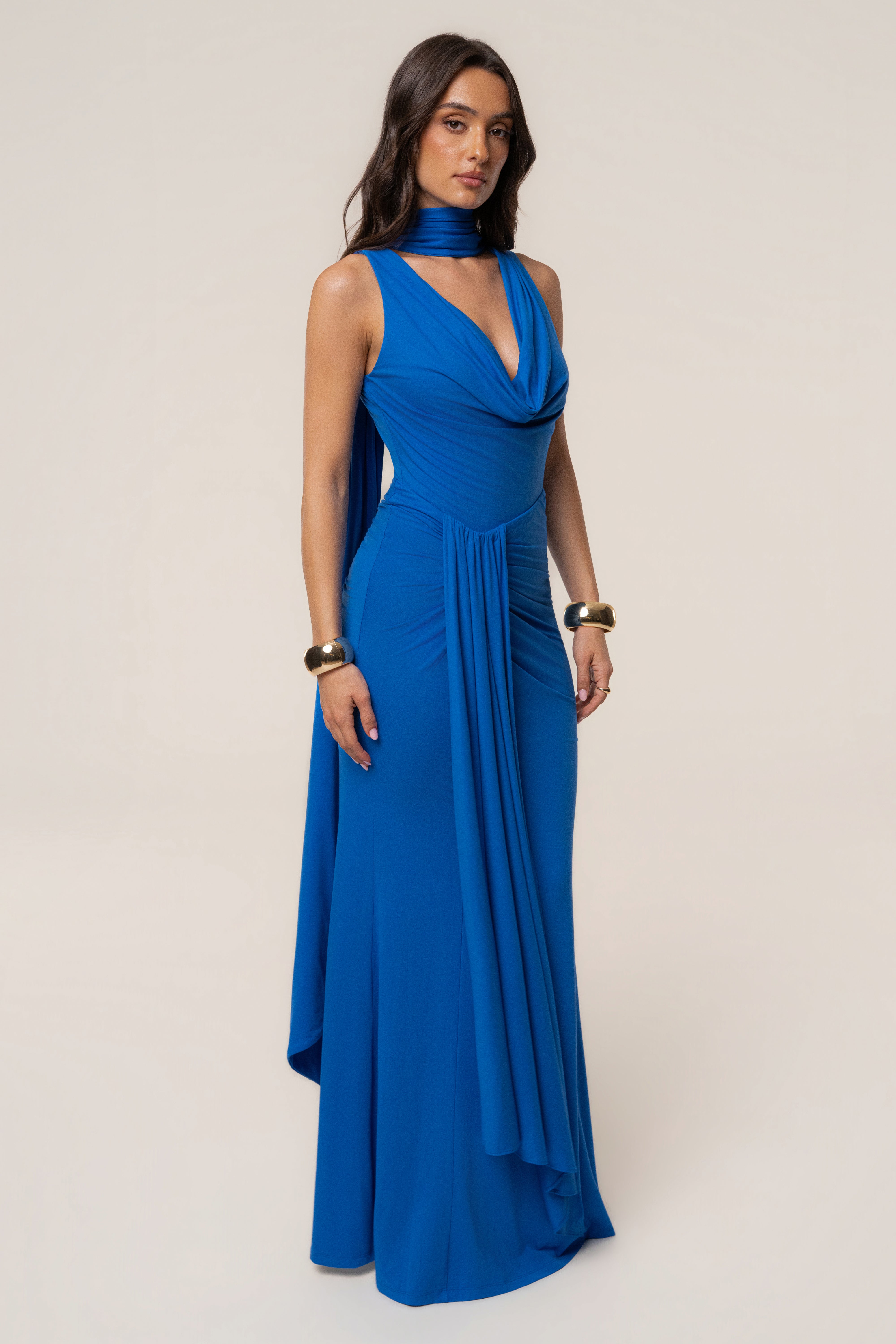 Royal Coastal multi skirt set by JLUXLABEL featuring stylish, layered skirts in vibrant coastal-inspired colors.