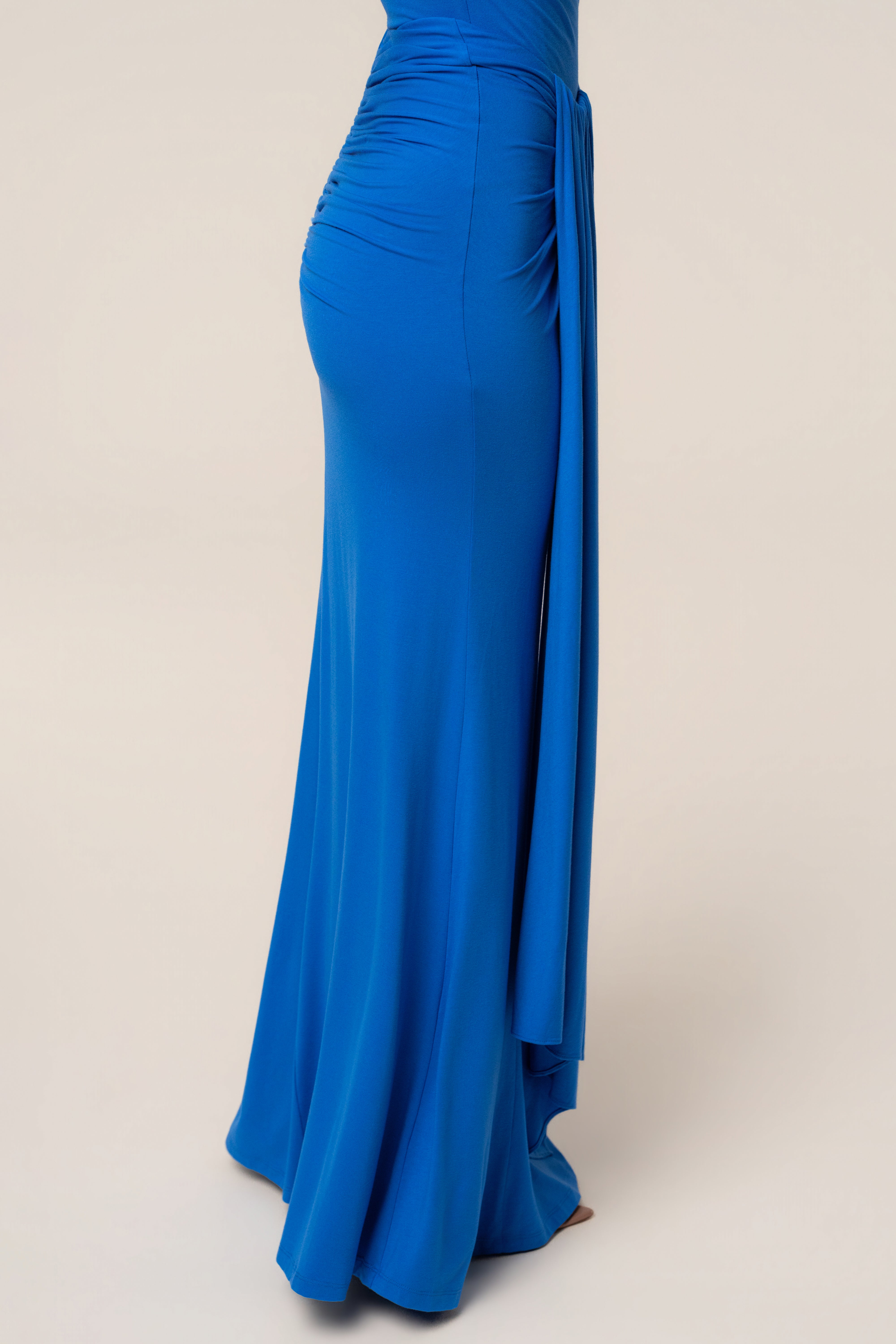 Royal Coastal multi skirt set by JLUXLABEL featuring a stylish layered skirt and matching top in vibrant coastal-inspired colors.