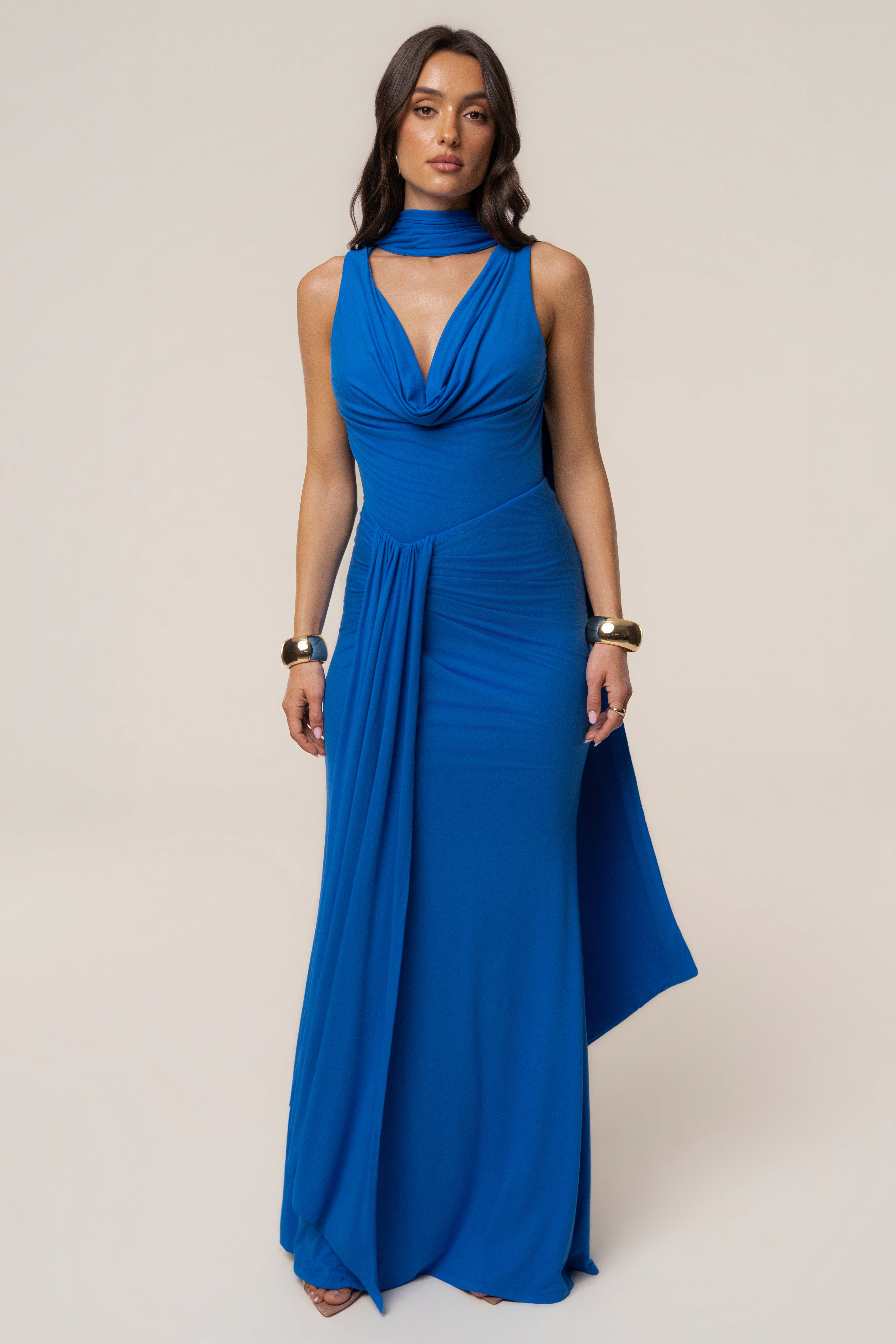 Royal Coastal Multi Skirt Set by JLUXLABEL featuring a stylish multi-colored skirt and matching top, perfect for casual wear.