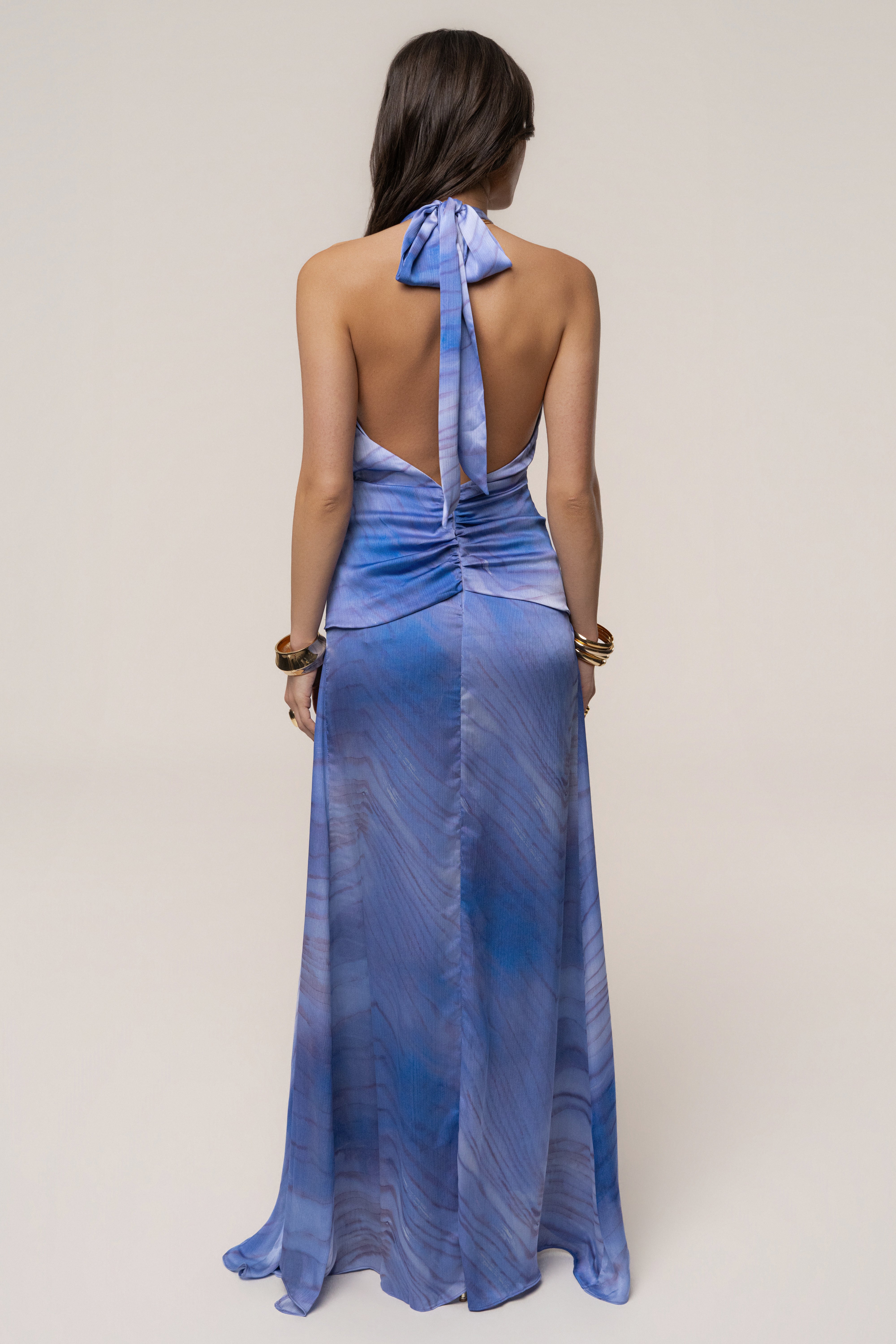 Blue and purple vacation maxi dress by JLUXLABEL featuring a flowing design and a stylish silhouette.