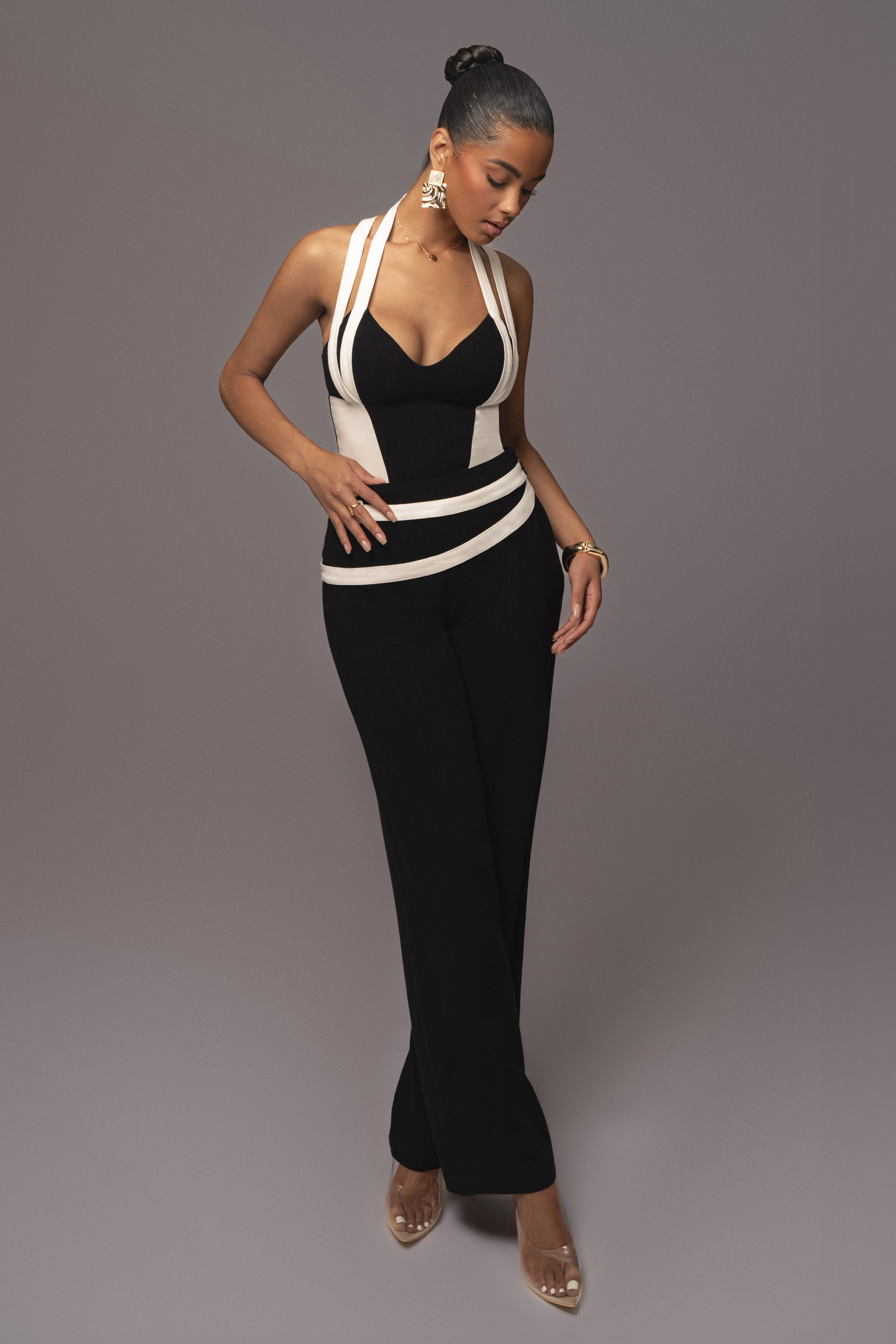 Black Palm Beach Belted Linen Pants - JLUXLABEL