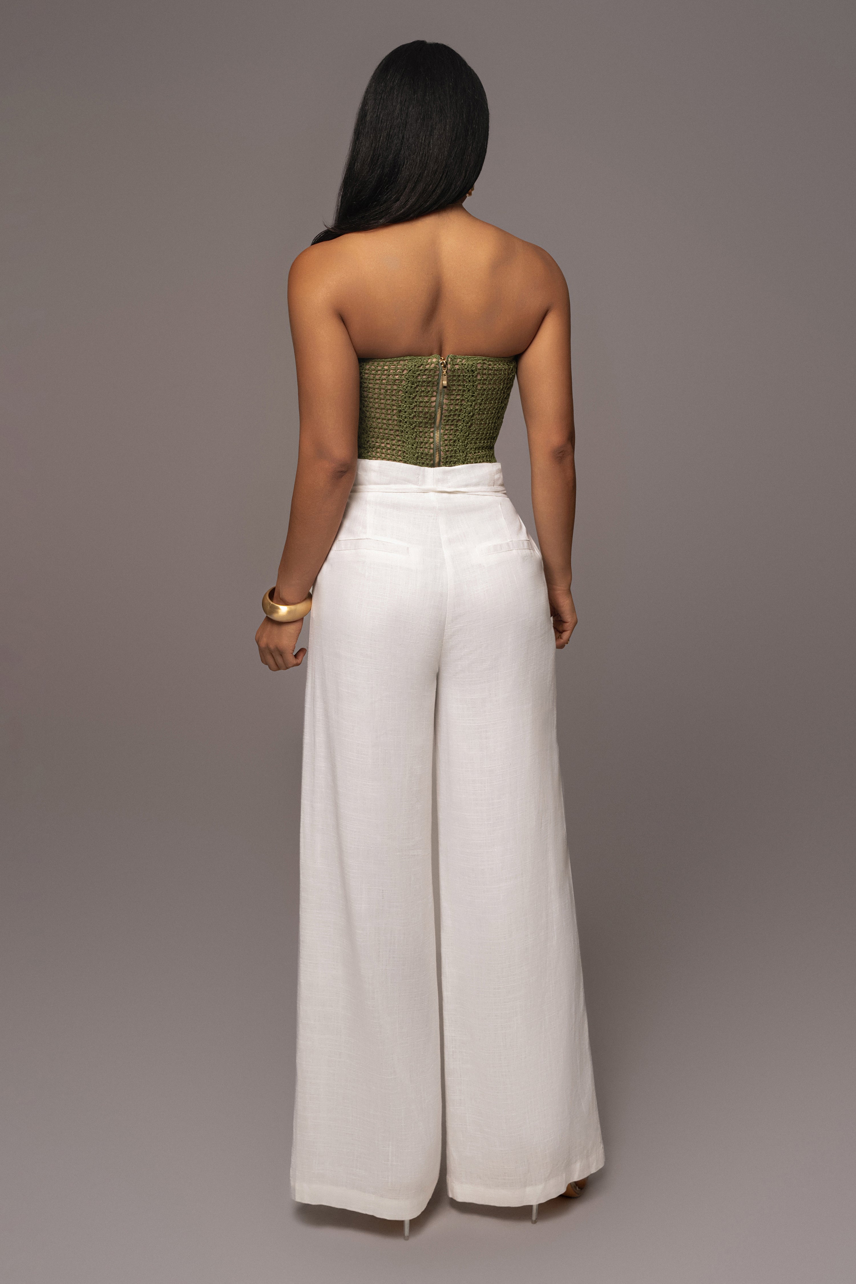 Olive Want It All Crochet Bustier