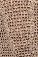 Natural Want It All Crochet Bustier