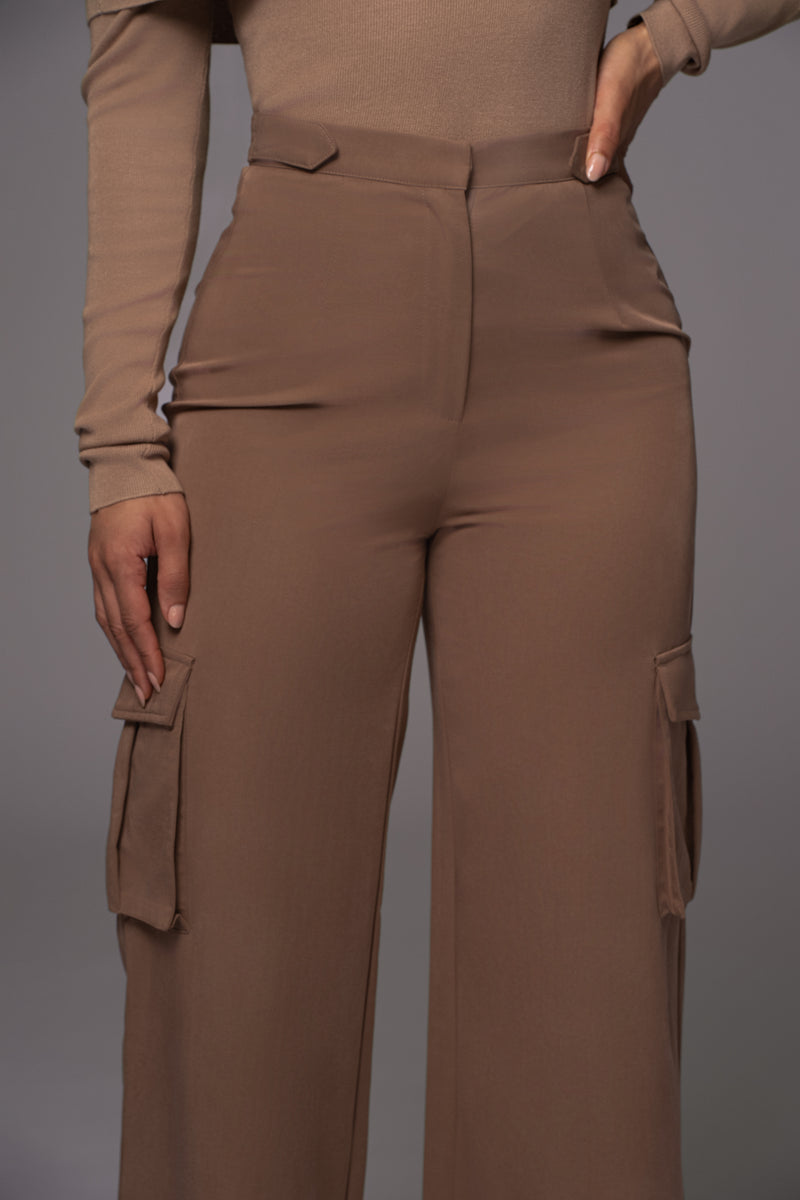Brown Business Formal Trousers - JLUXLABEL
