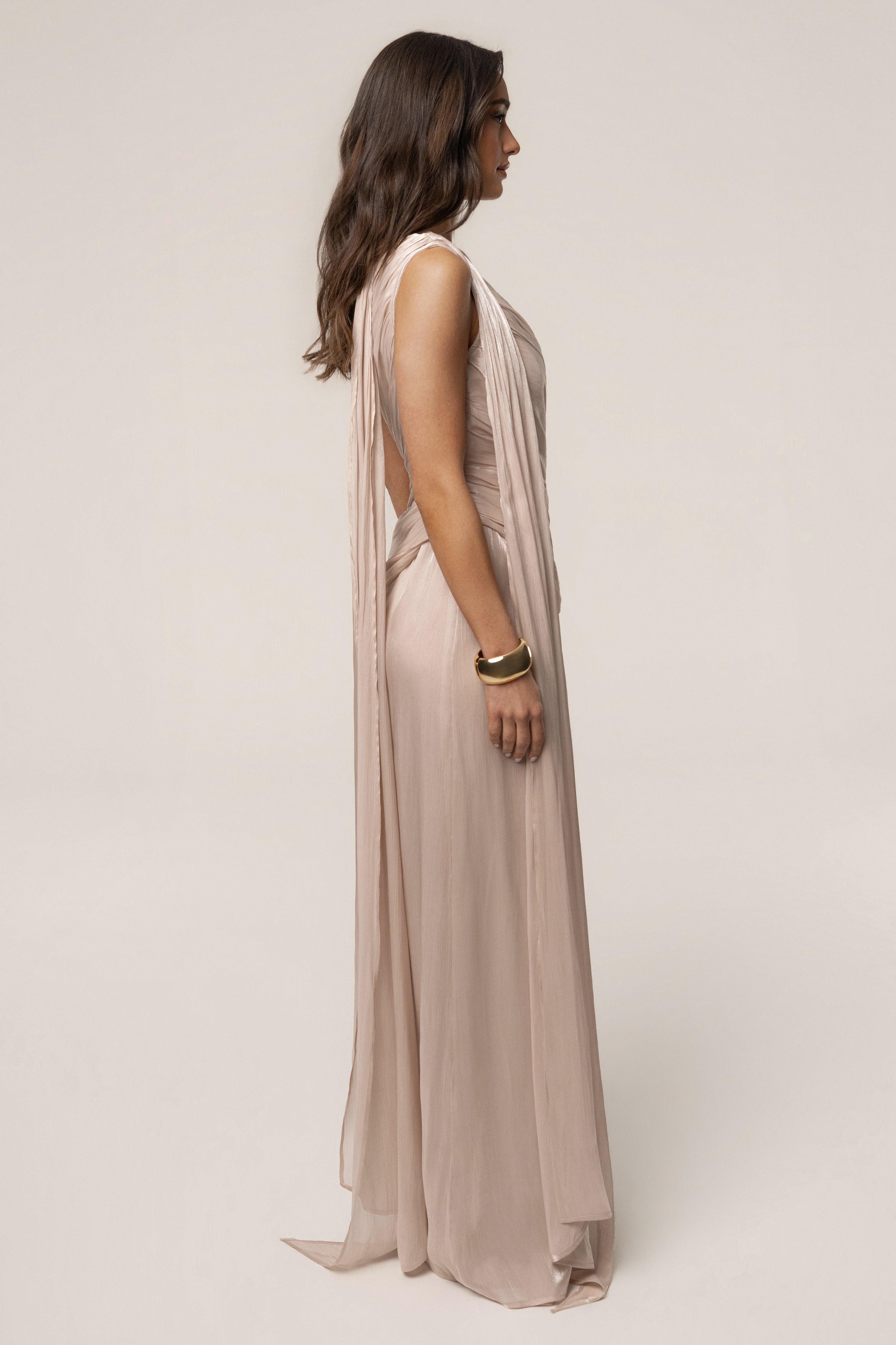 Champagne Eternal Muse Gown - JLUXLABEL