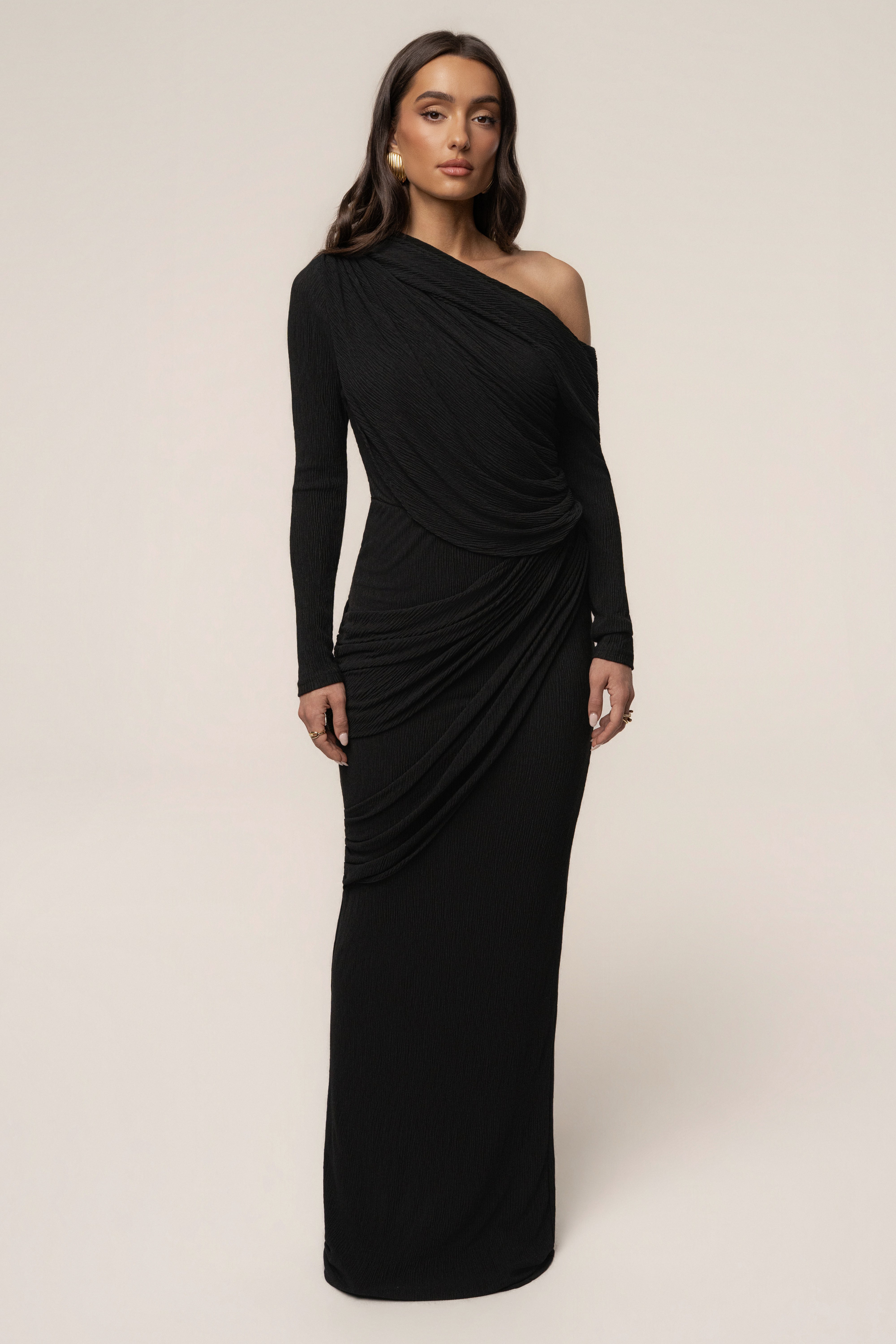 Black Paradise Hills Maxi Skirt - JLUXLABEL