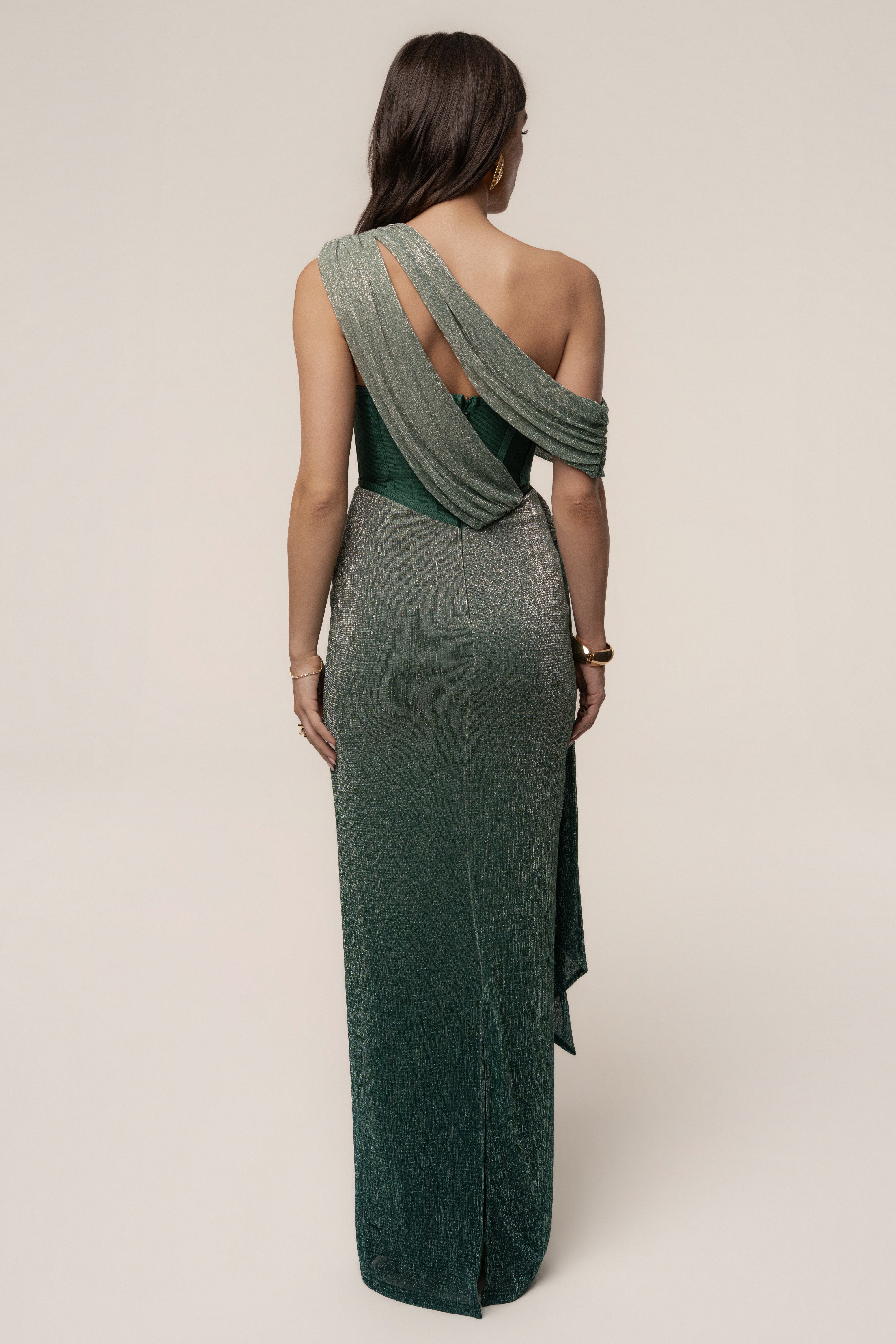 Jluxlabel Women's Celestina Draped Maxi Dress - Green Jluxlabel Women's Celestina Draped Maxi Dress - Green