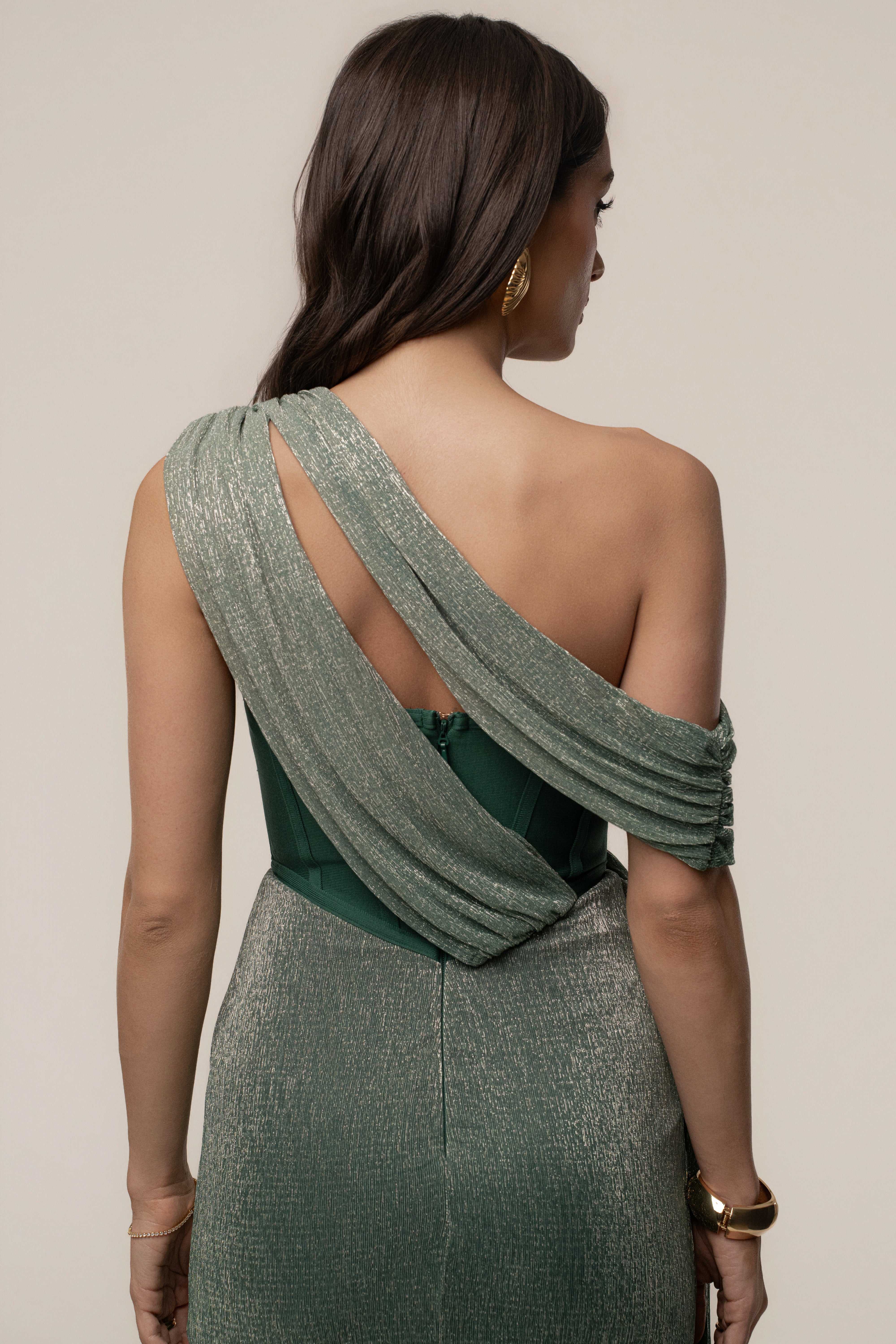 Jluxlabel Women's Celestina Draped Maxi Dress - Green Jluxlabel Women's Celestina Draped Maxi Dress - Green