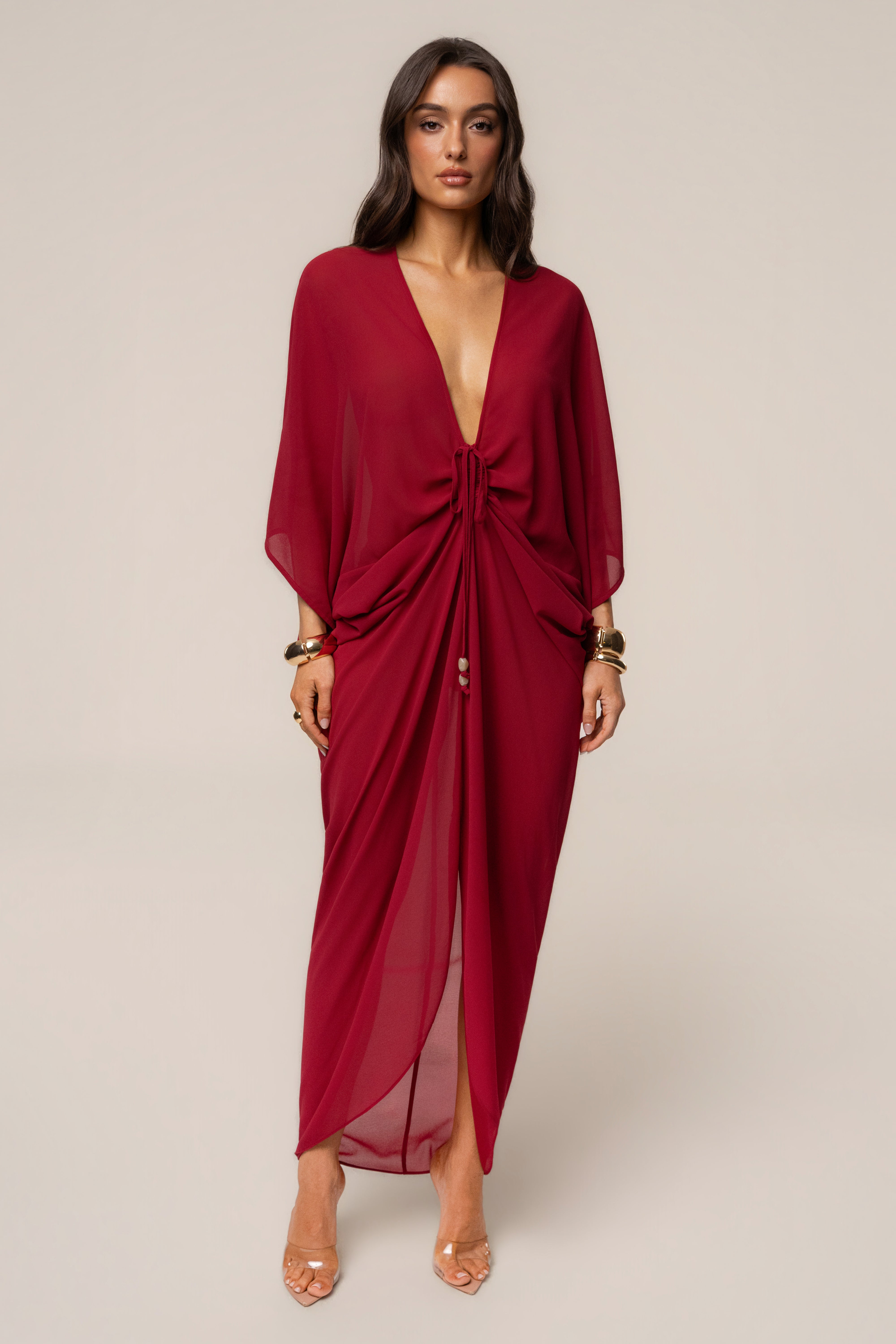 Berry Longer Days Cover Up Dress