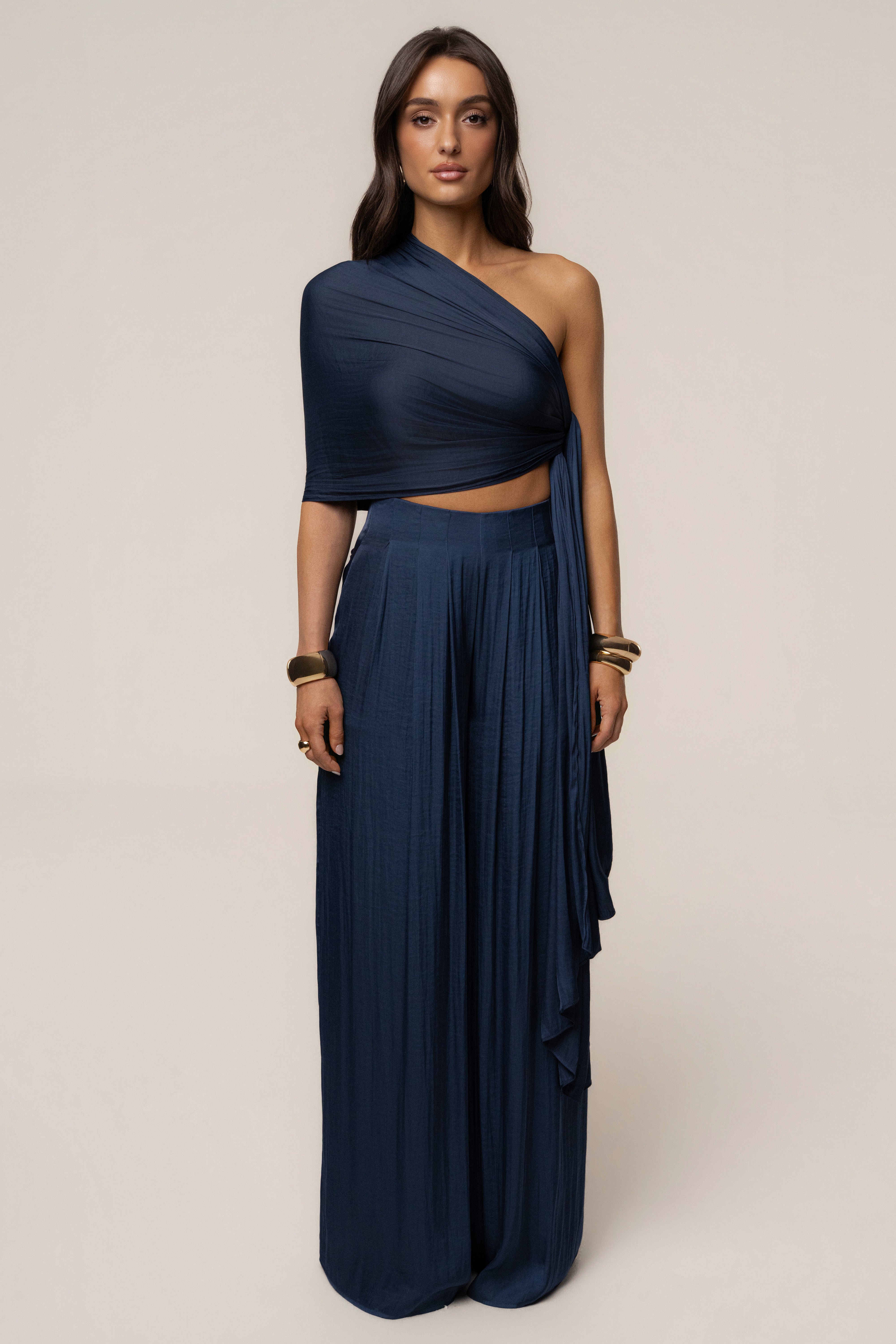 Blue Marina Multi-Wrap Scarf - JLUXLABEL