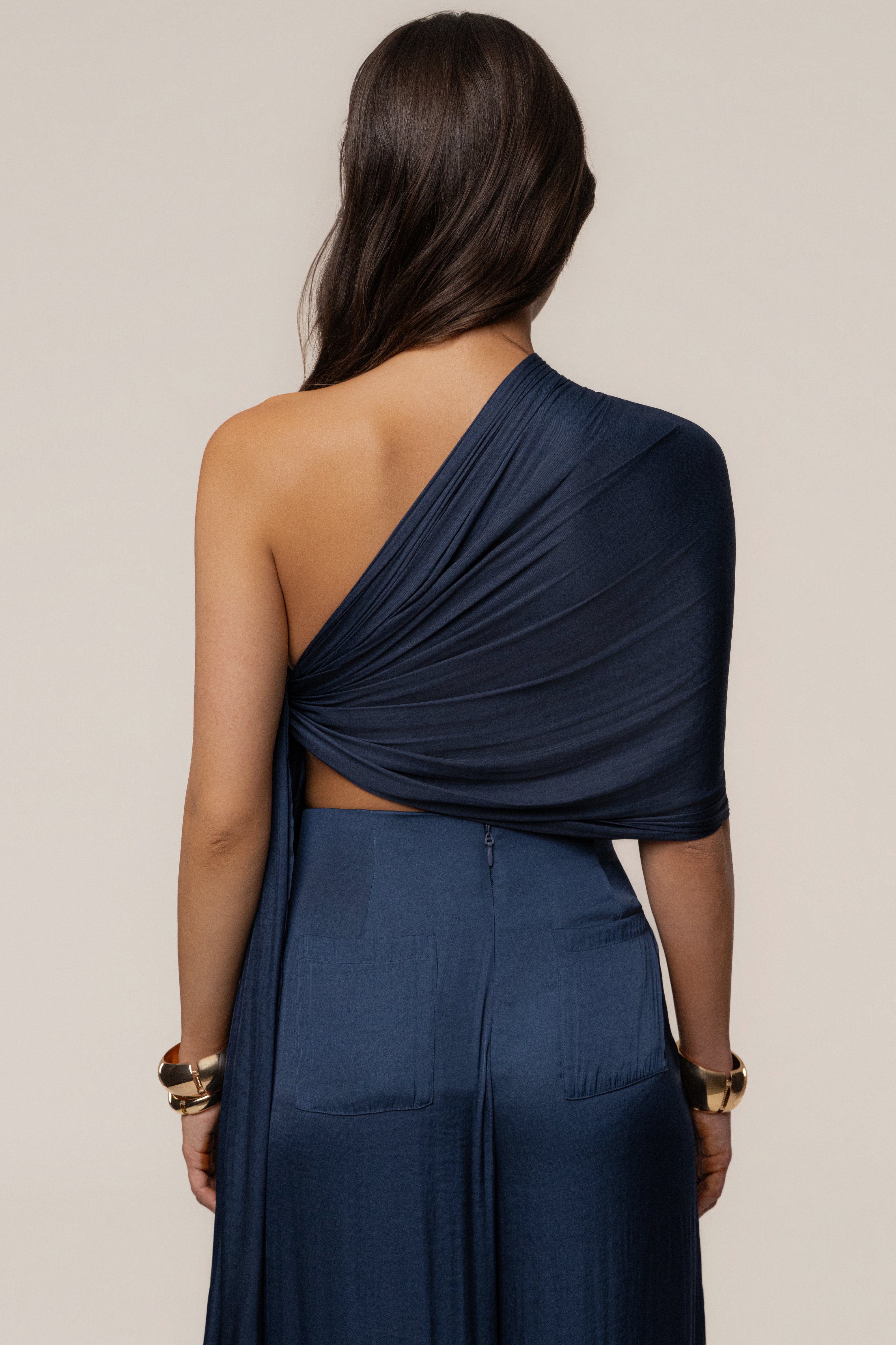 Blue Marina Multi-Wrap Scarf - JLUXLABEL