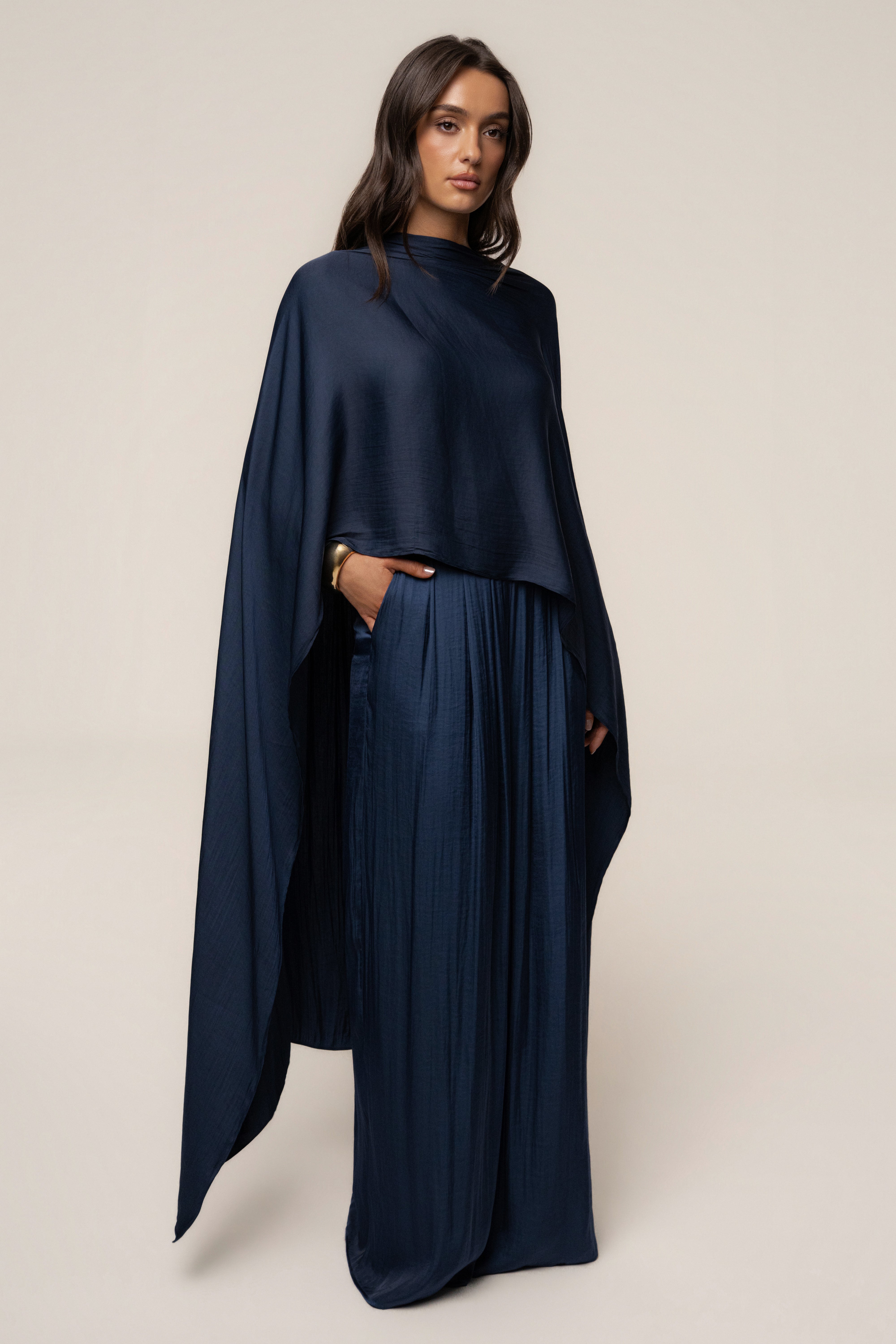 Blue Marina Multi-Wrap Scarf - JLUXLABEL