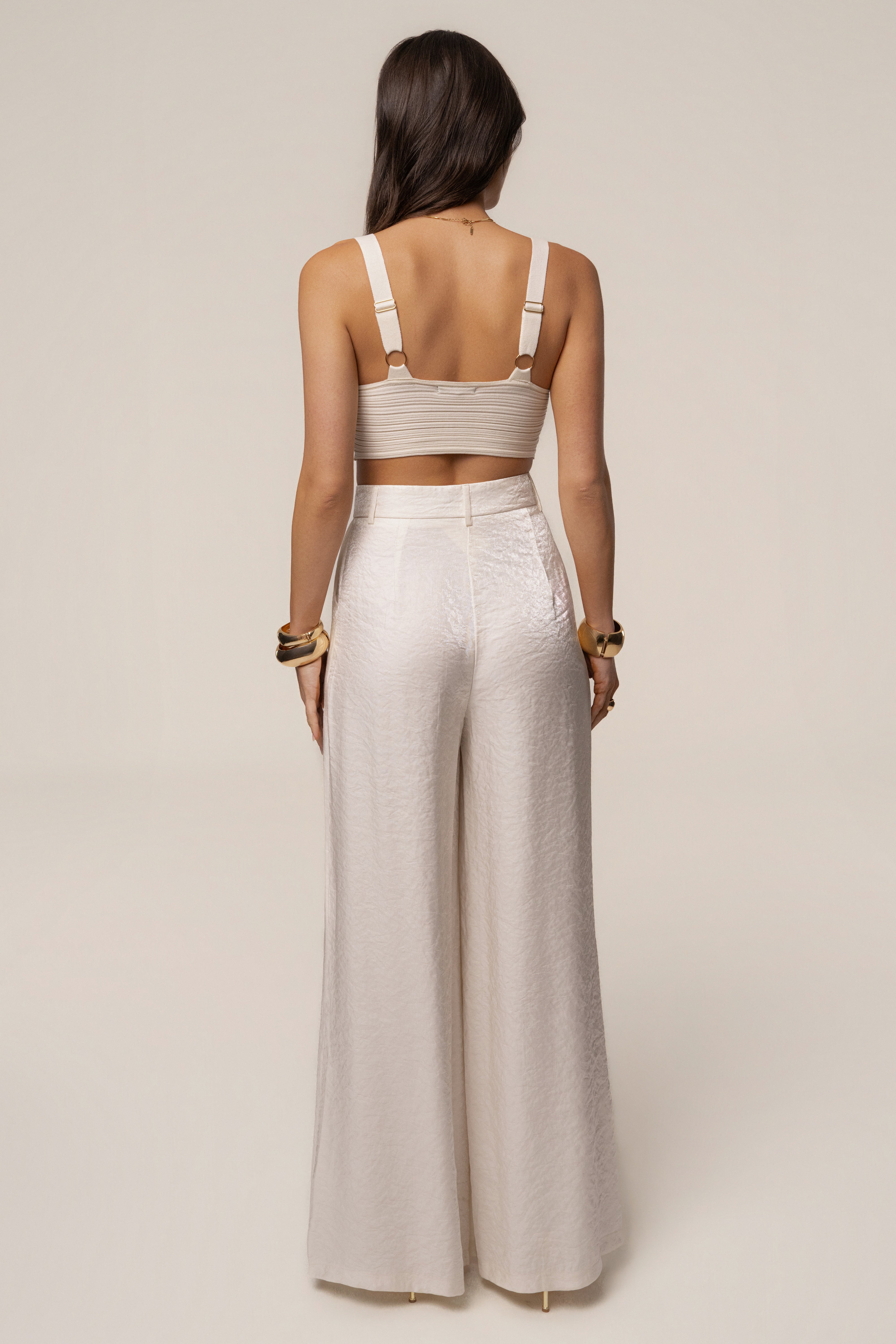 Ivory Adeline Embellished Top - JLUXLABEL
