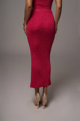 Pink Palace Sequin Skirt Set - JLUXLABEL