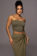 Olive Stay In Touch Bustier - JLUXLABEL