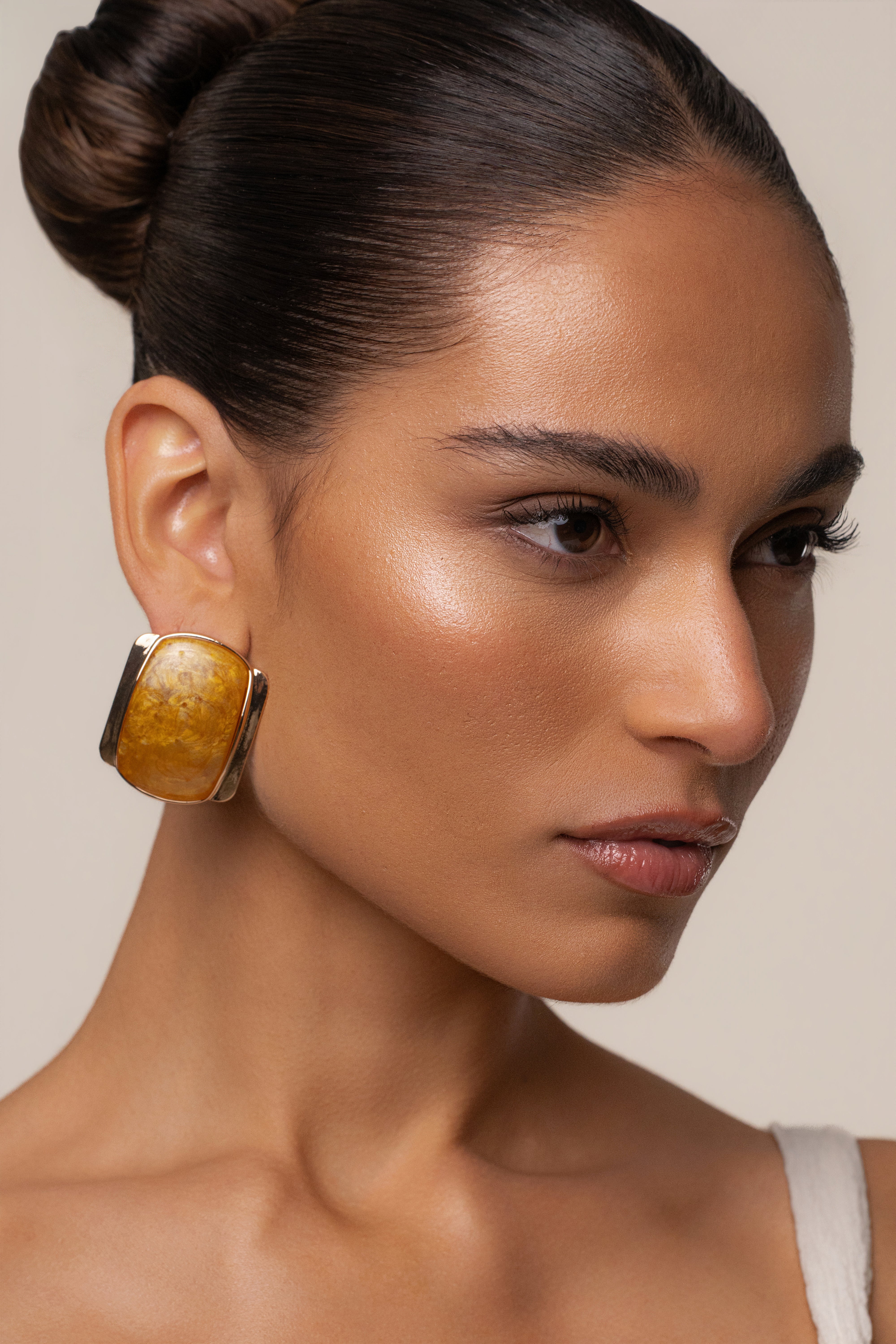 Orange Giovanna Earrings - JLUXLABEL