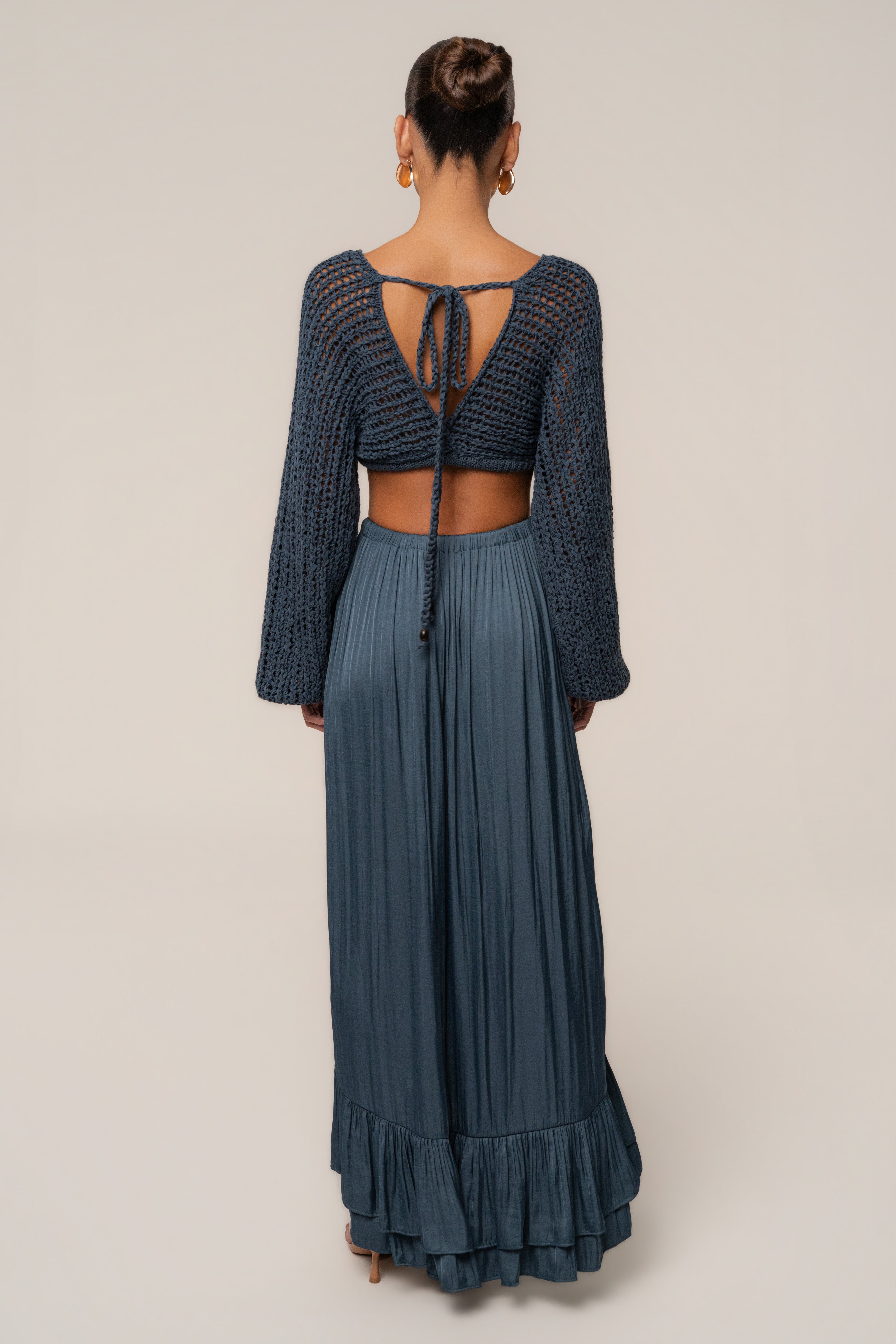 Teal Deep Waters Crochet Top - JLUXLABEL
