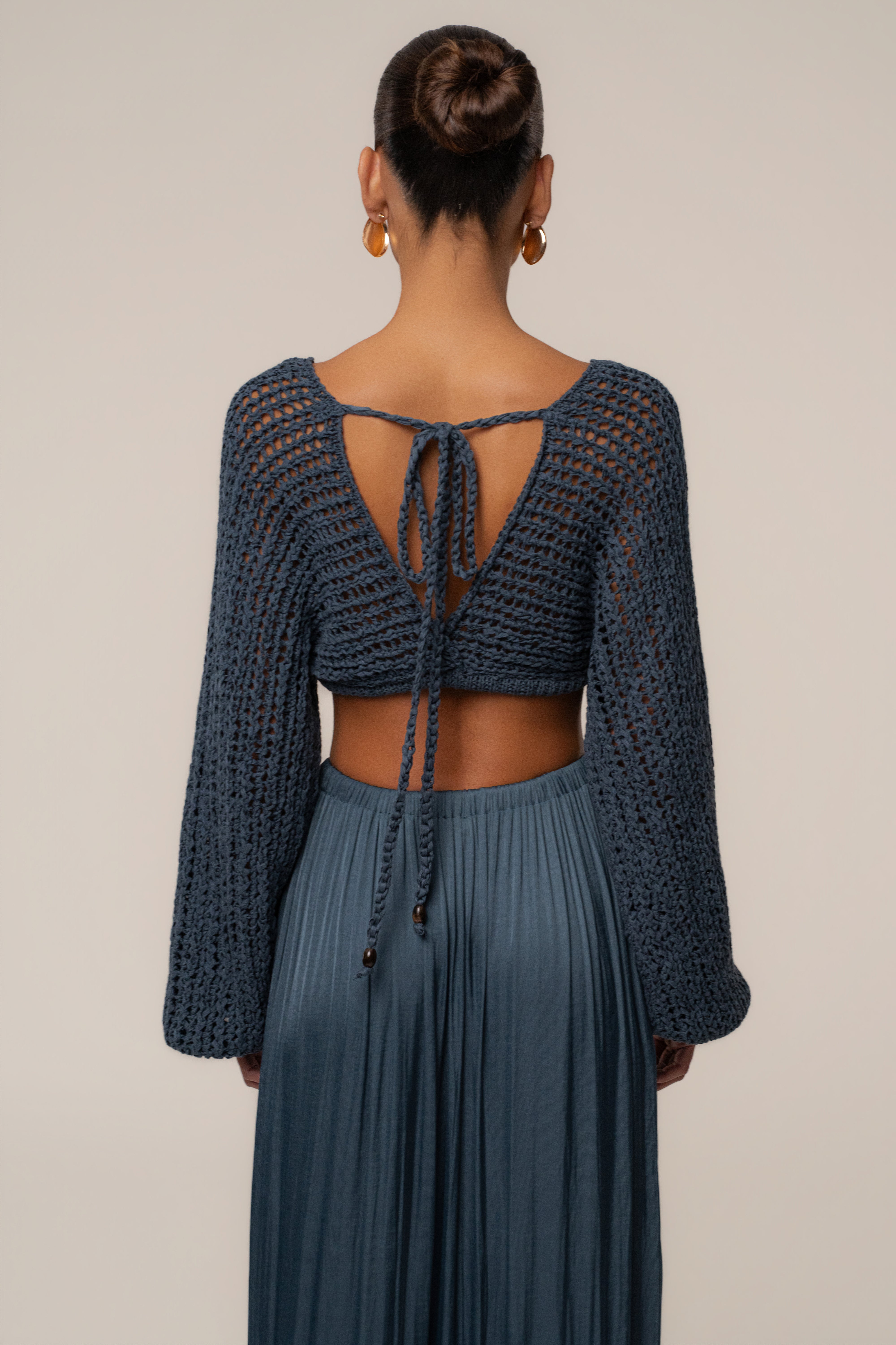 Teal Deep Waters Crochet Top