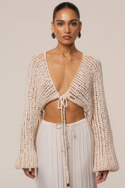 【まめつぶ】CLANE BULKY SLEEVE CROPPED CLANE（クラネ）の「BULKY SLEEVE CROPPED JACKET（その他アウター