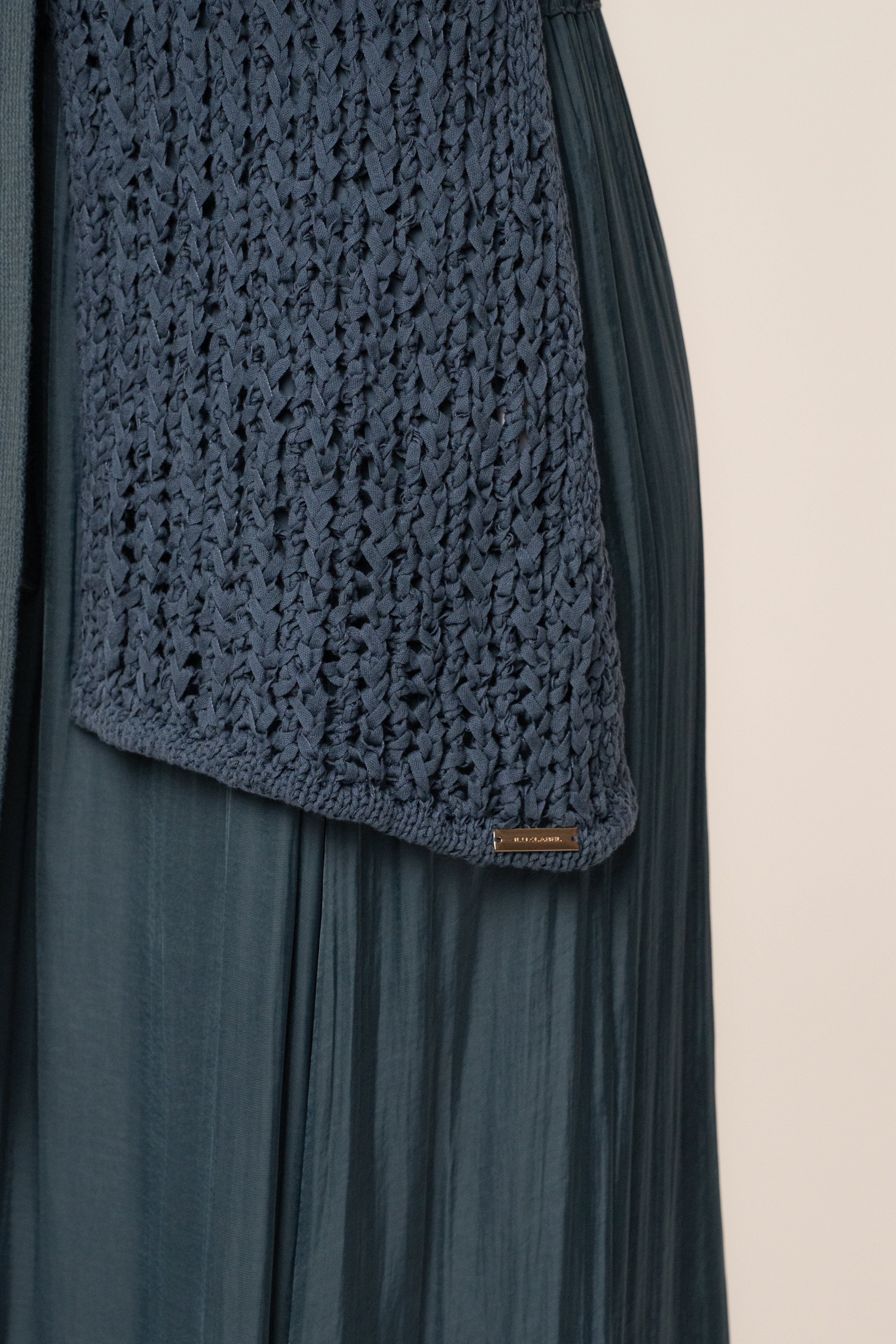 Teal Low Tide Crochet Top - JLUXLABEL