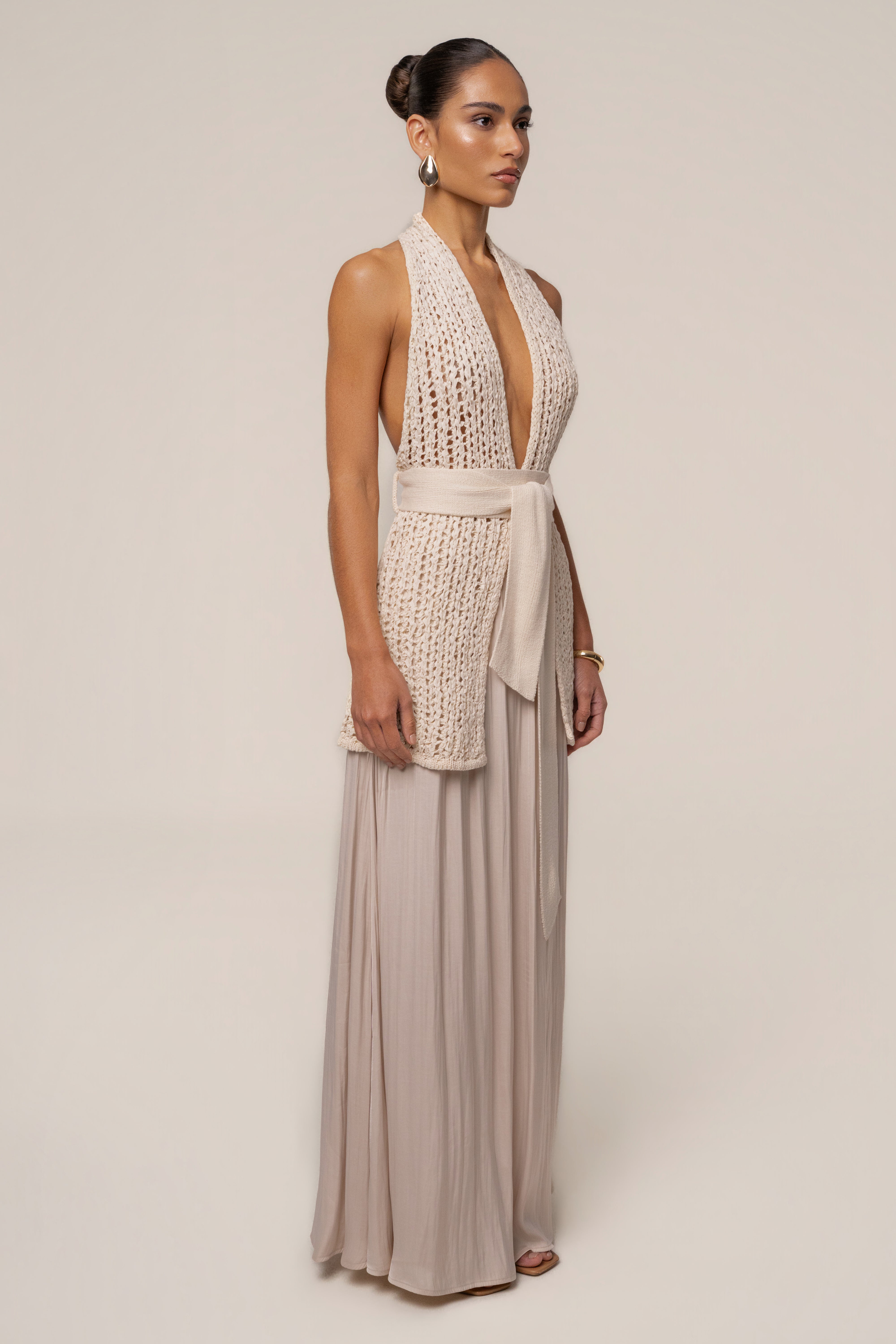 Ivory Low Tide Crochet Top - JLUXLABEL