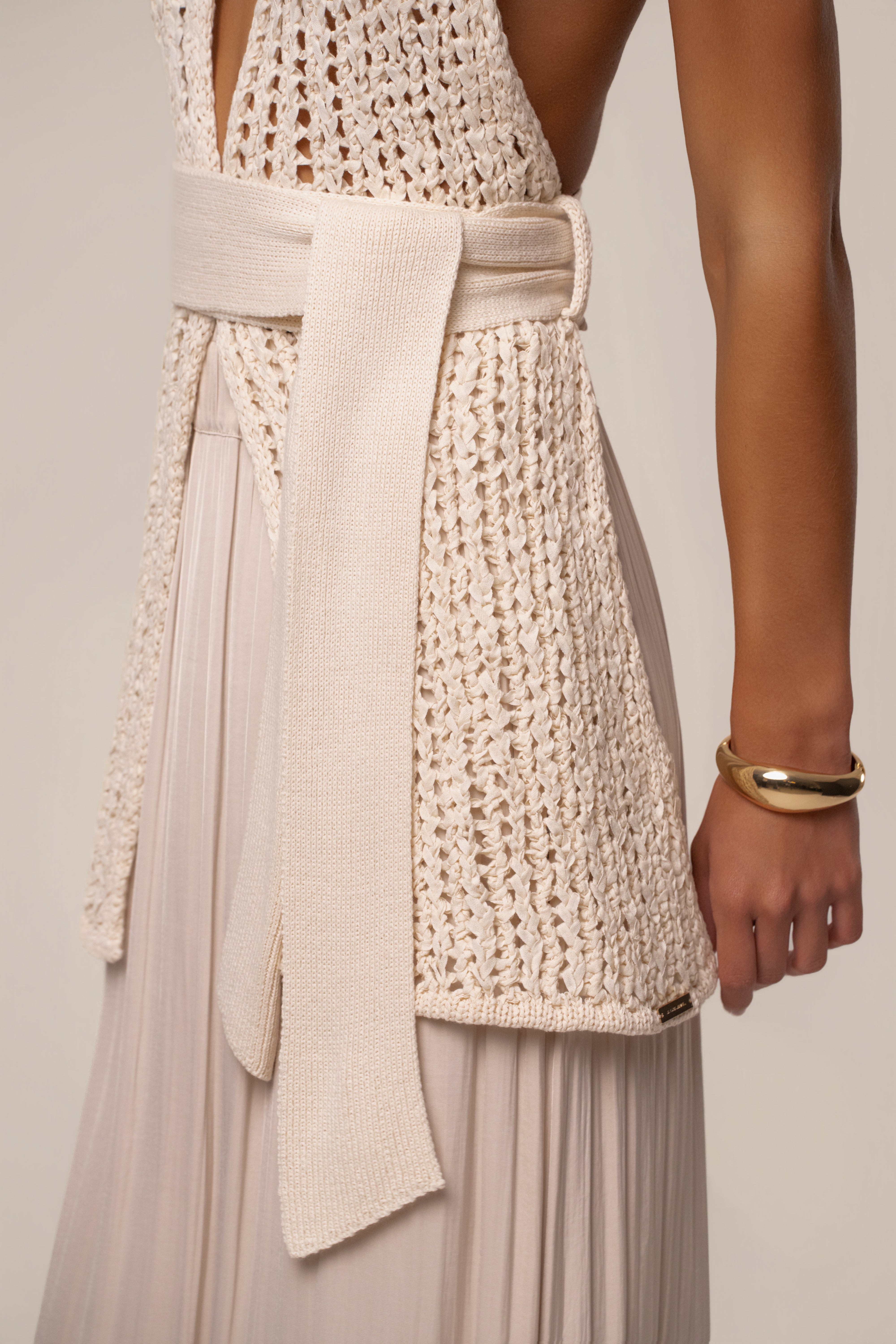 Ivory Low Tide Crochet Top - JLUXLABEL