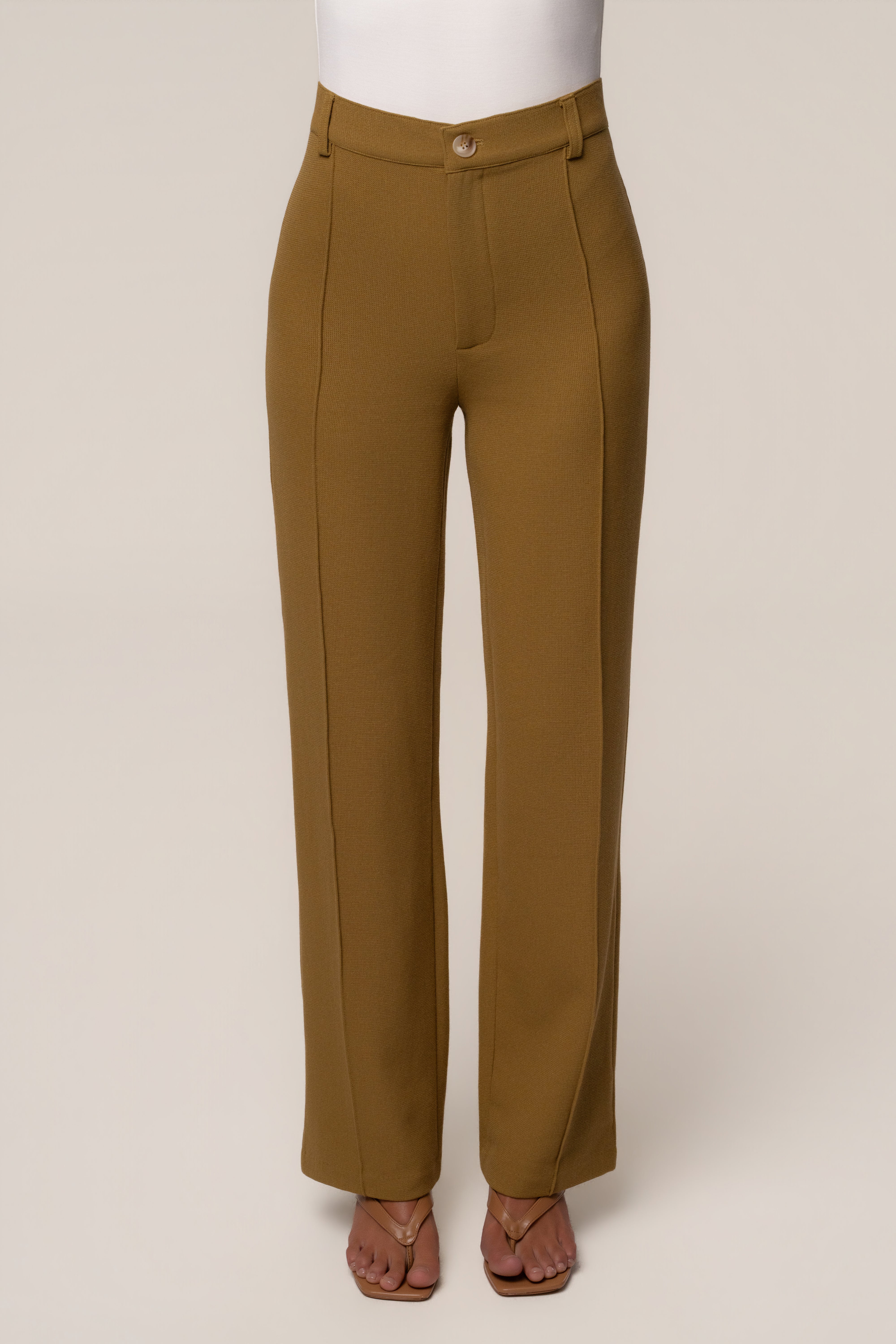 Olive Arlette Trousers - JLUXLABEL