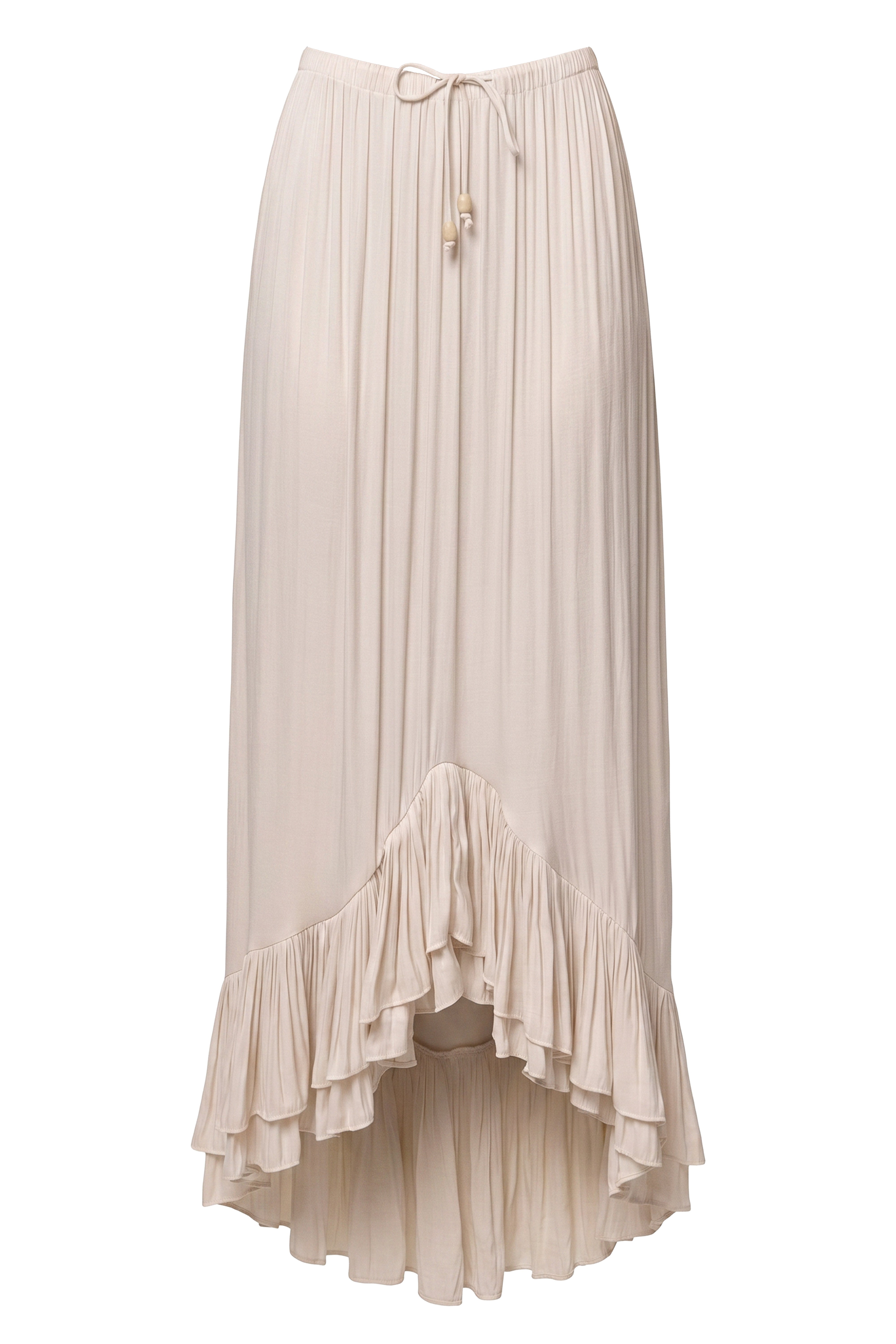 Ivory Sun And Sand Maxi Skirt - JLUXLABEL
