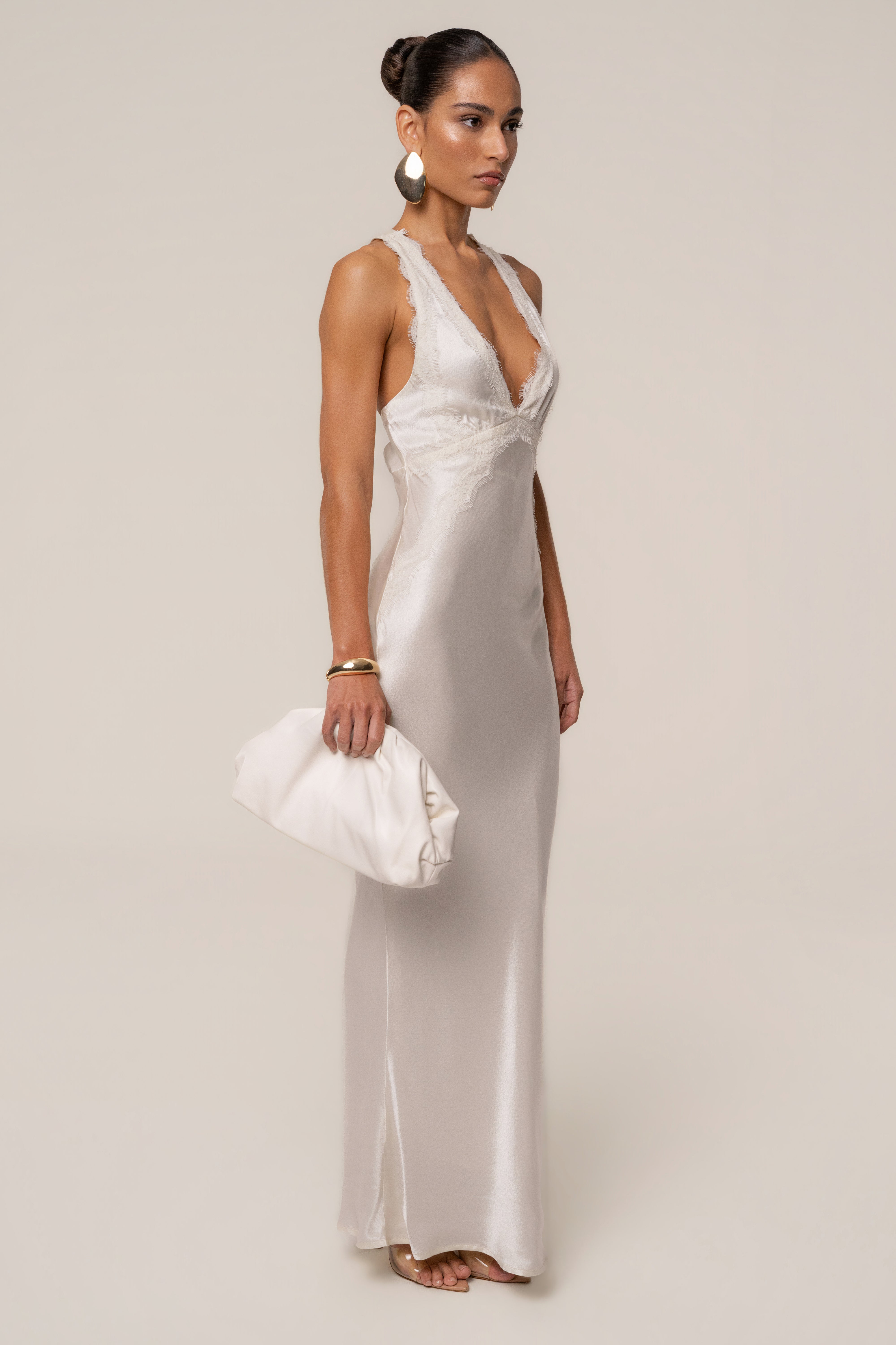 White Signature Cloud Bag - JLUXLABEL