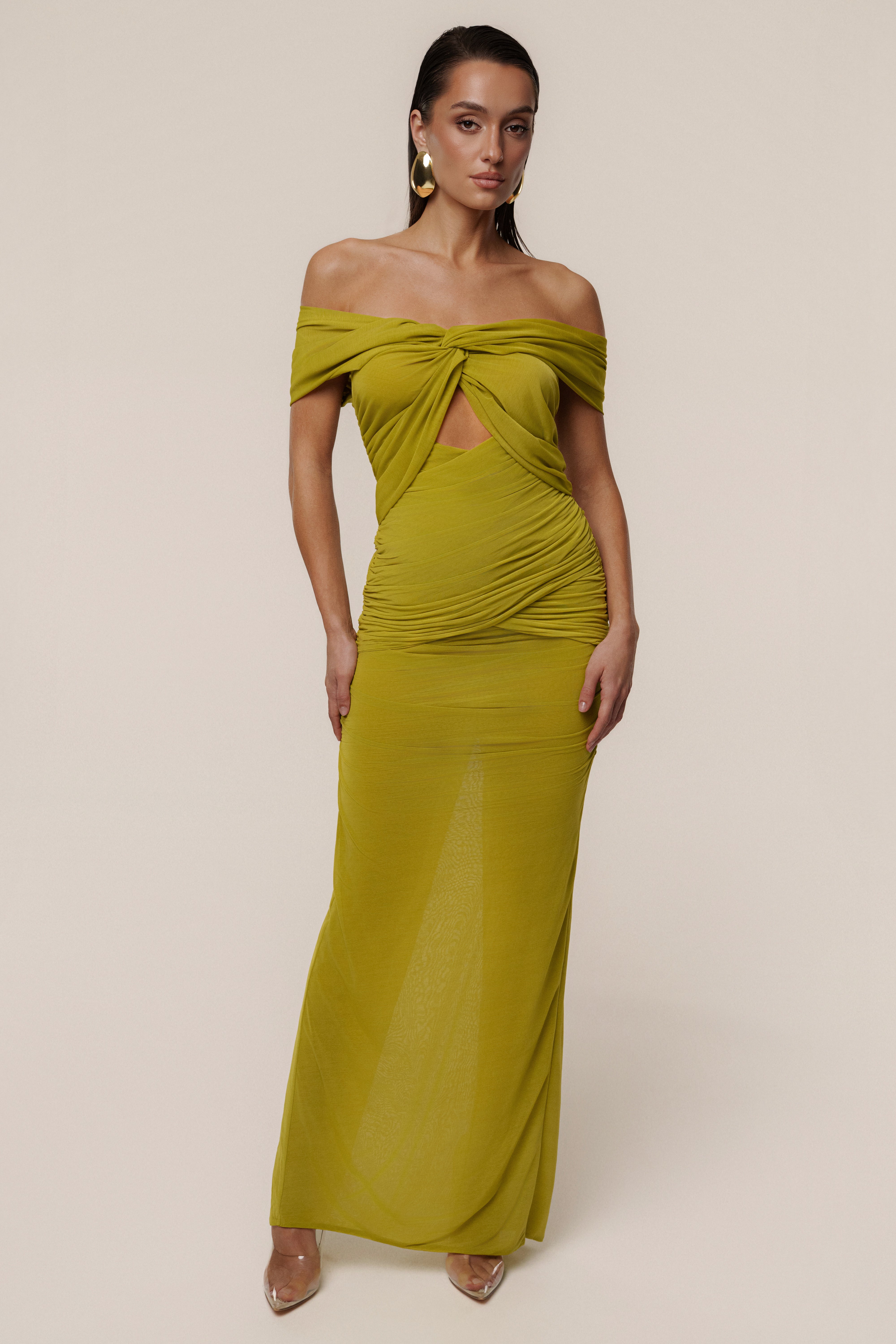green emerald velvet dress Long Formal Dress 33446 by La Femme