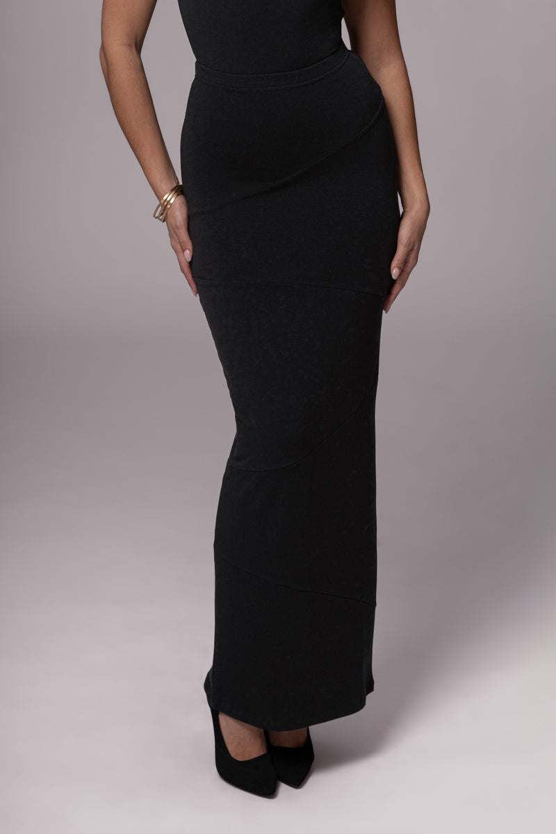 Black Monae Maxi Skirt