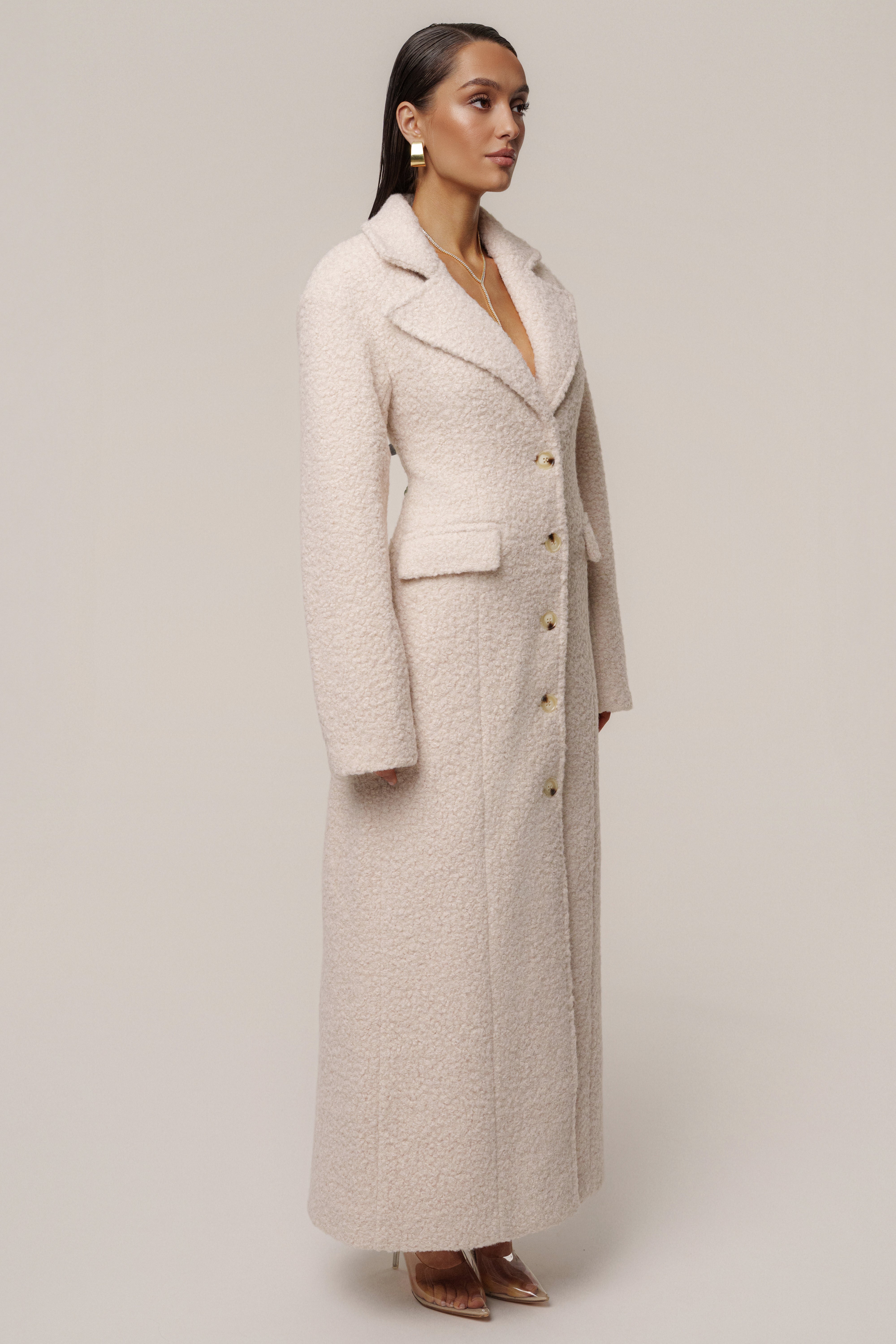 Ivory Midnight Check In Coat
