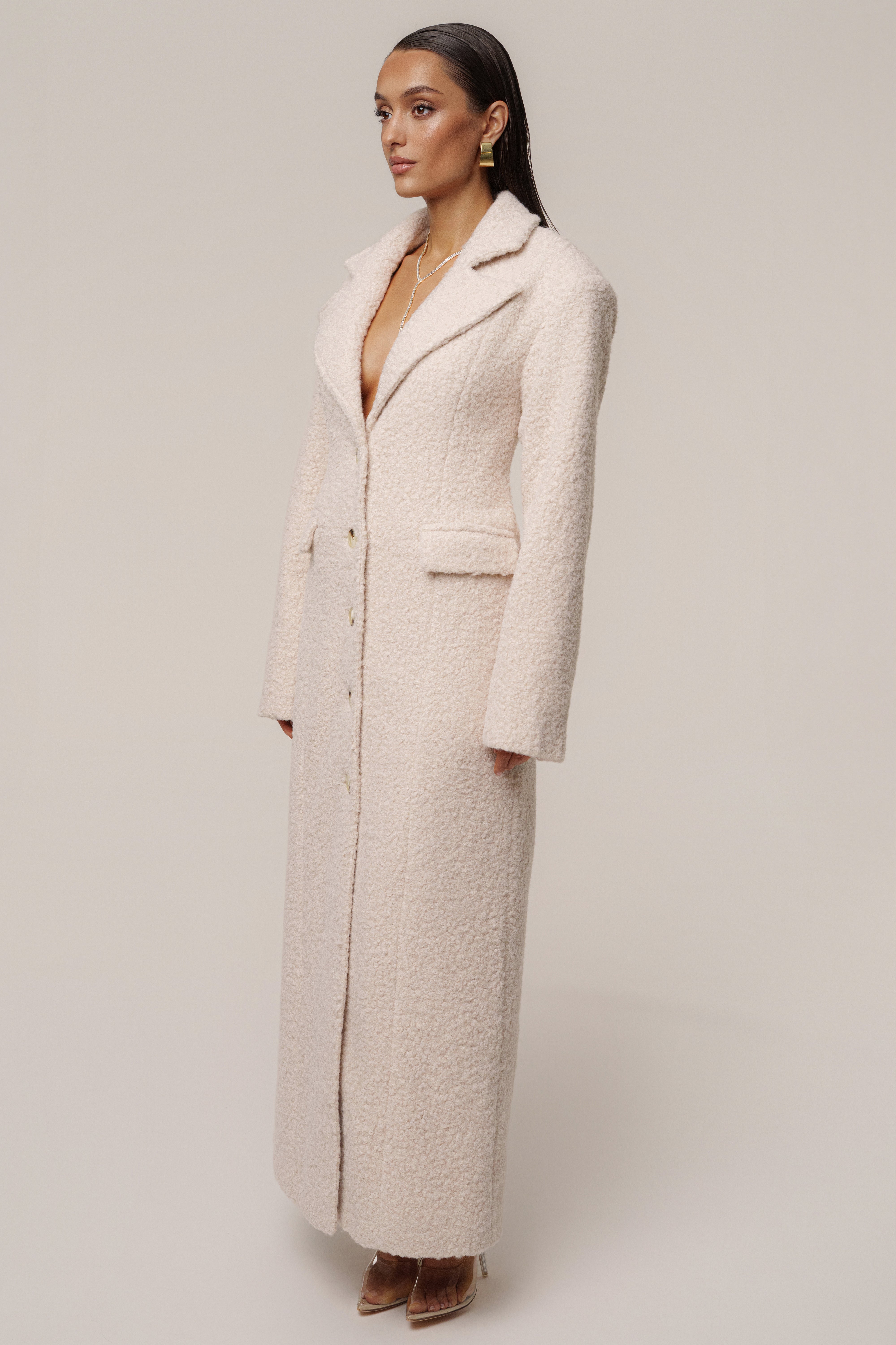 Ivory Midnight Check In Coat