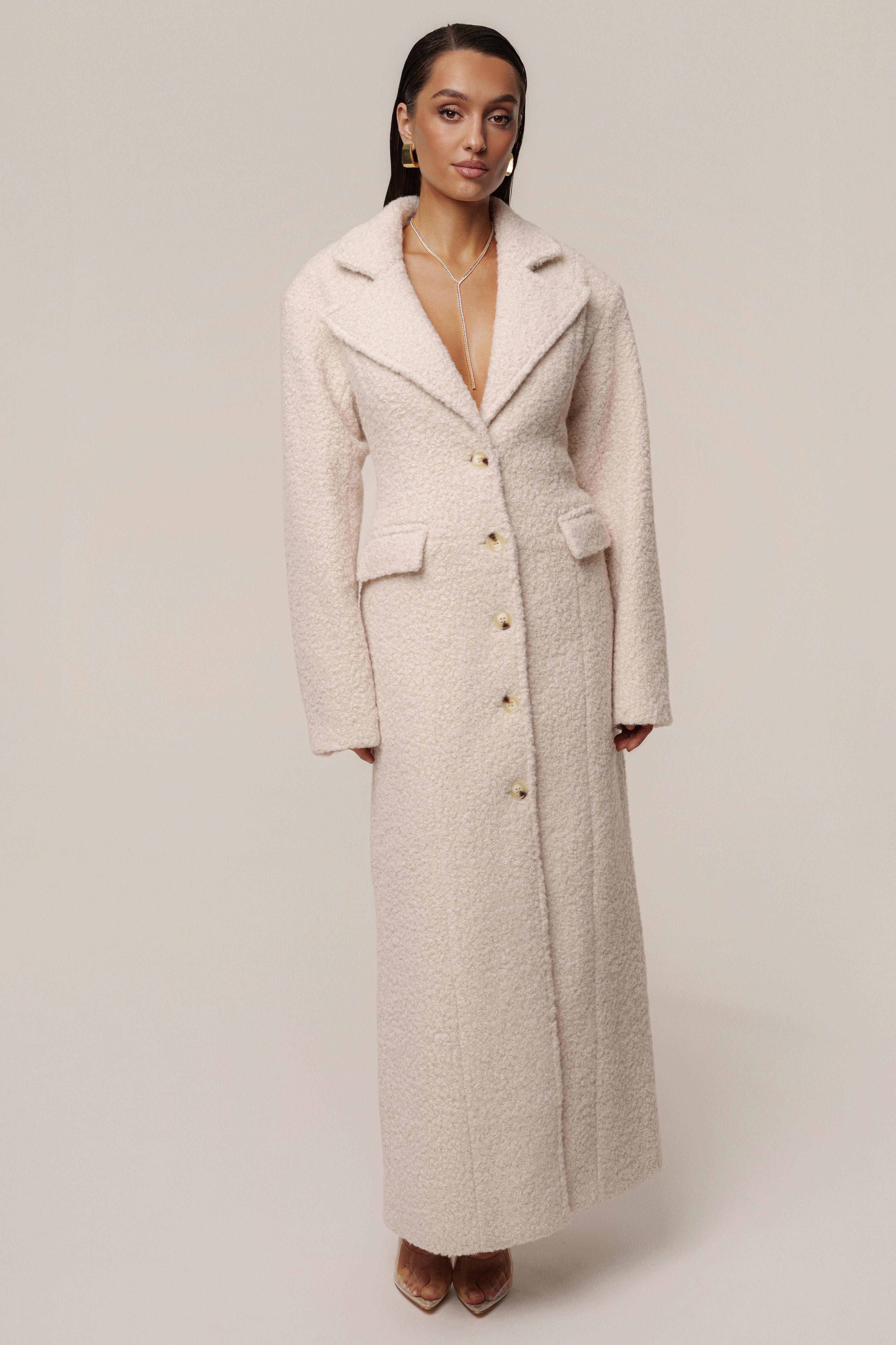 Ivory Midnight Check In Coat