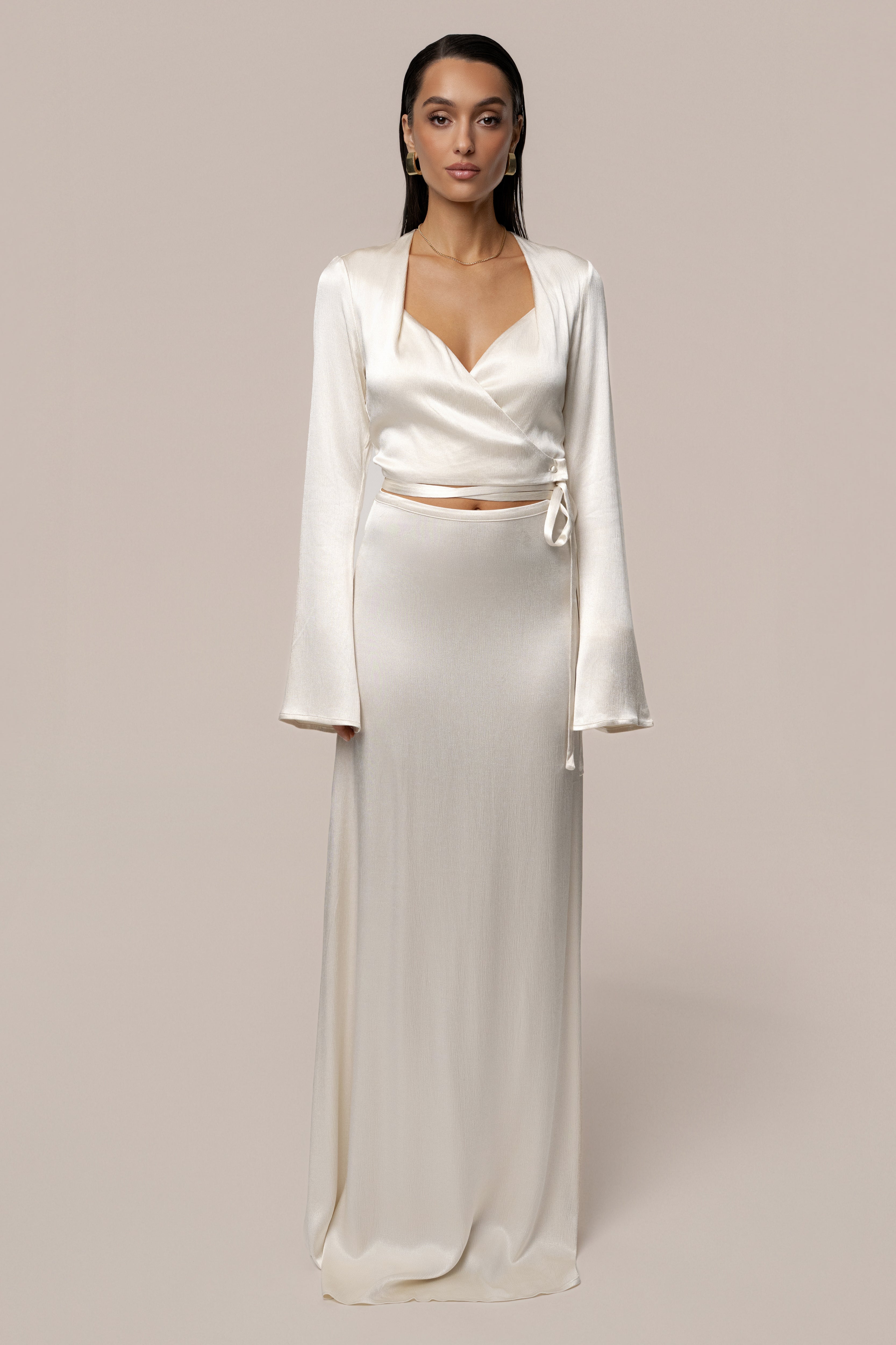 Champagne Golden Eve Skirt Set - JLUXLABEL