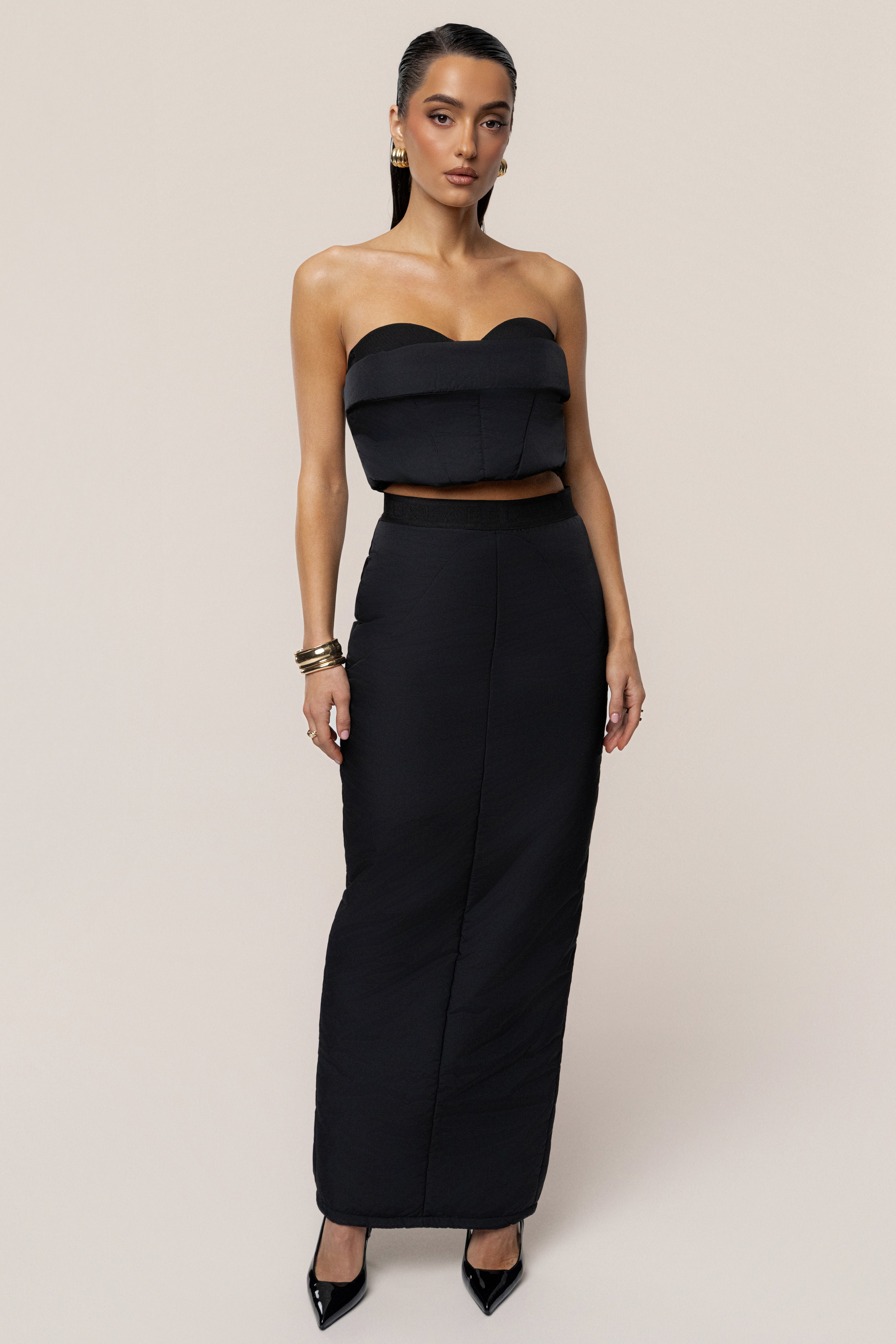 Black Addyson Skirt Set