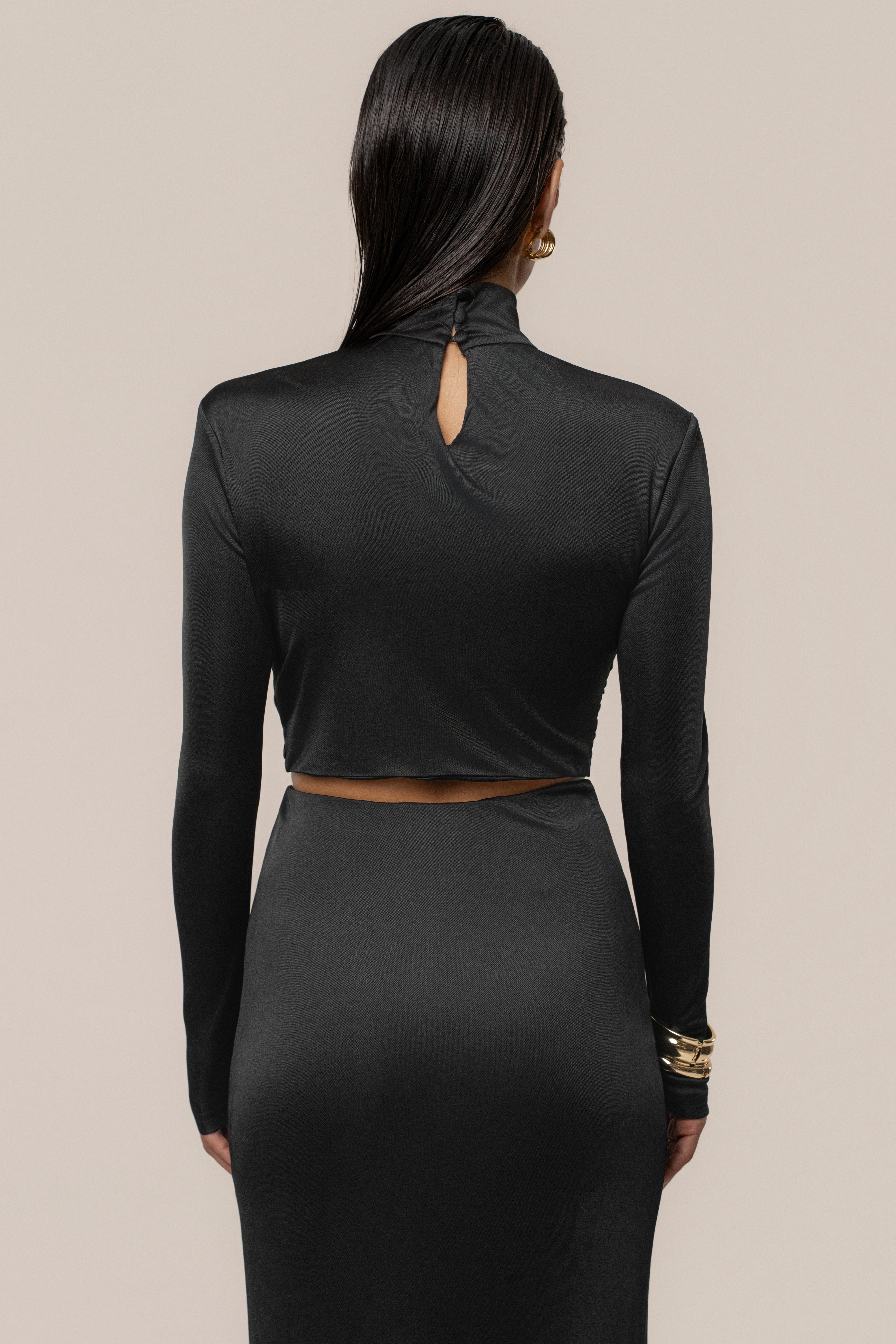 Black Nessa Slinky Top