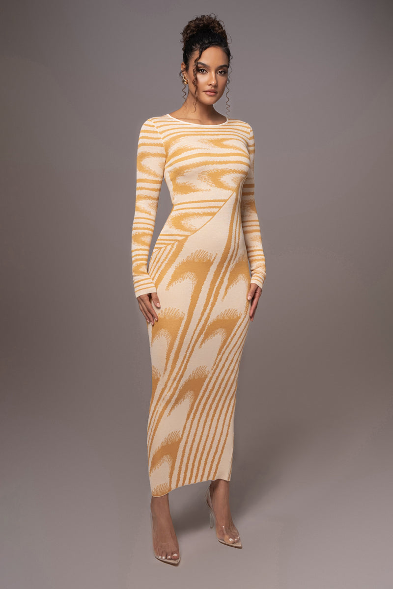 Yellow Larisa Maxi Dress - JLUXLABEL