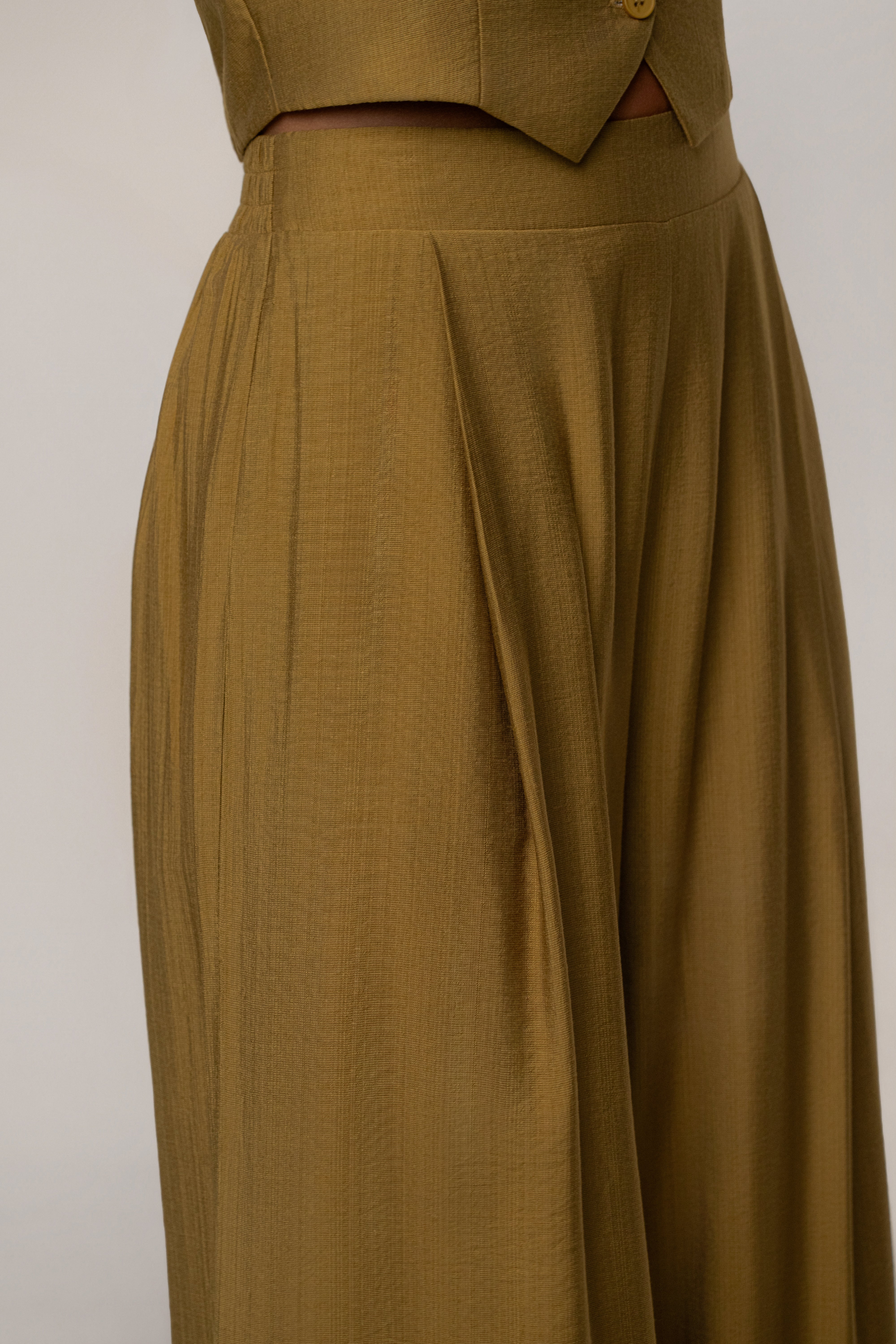 Olive Tropical Daze Pant Set